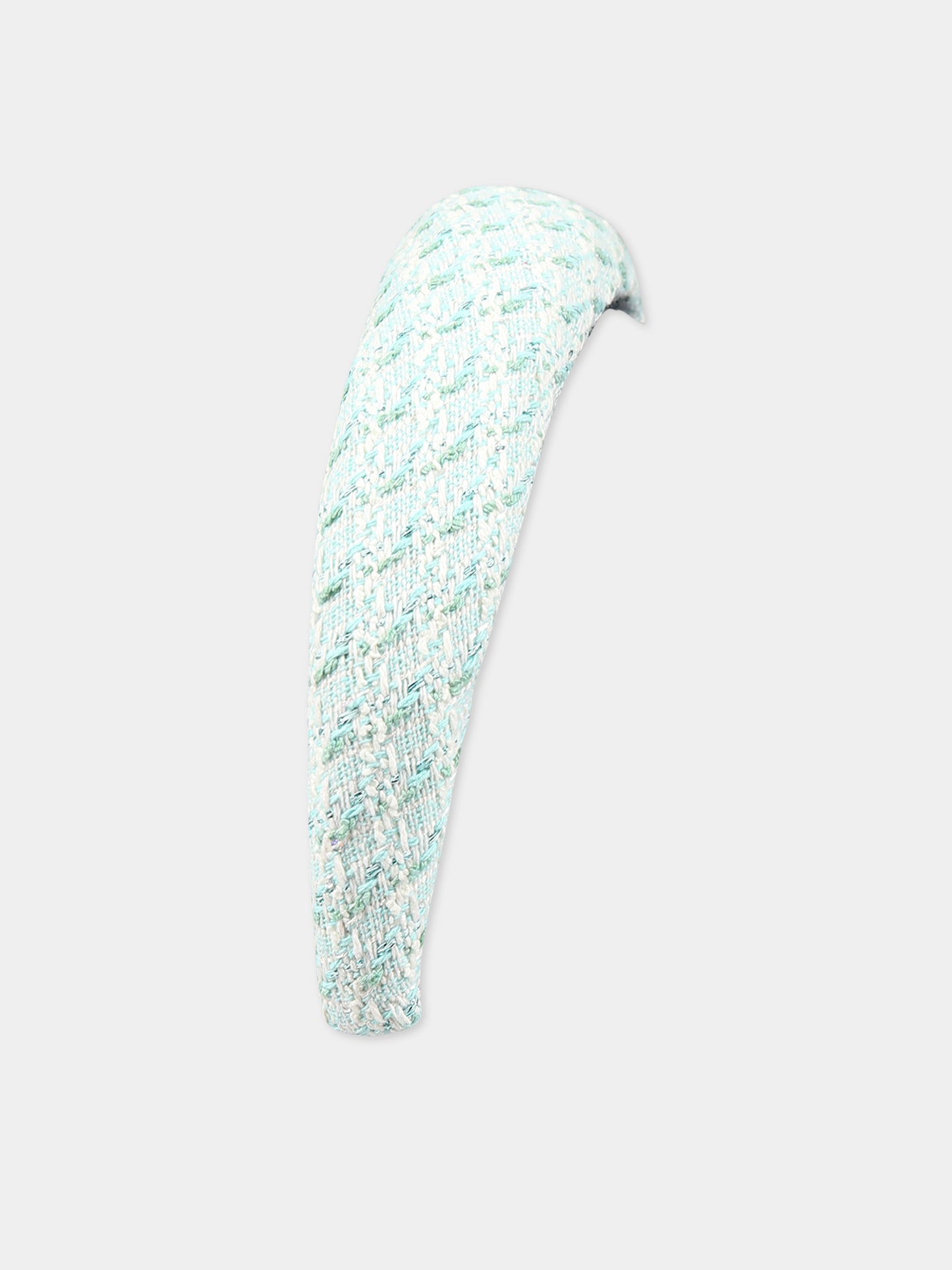 Cerchietto verde per bambina con paillettes,Simonetta,SS0B24 E0103 708