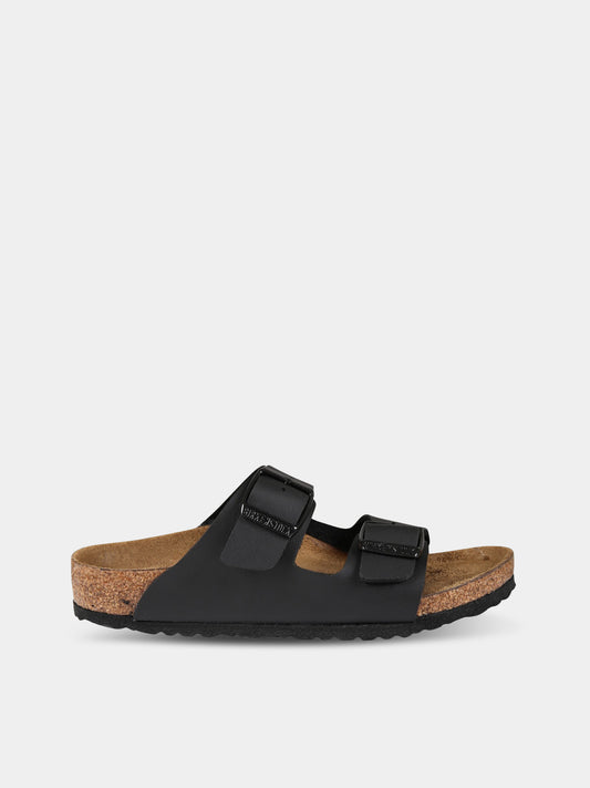 Sandali neri  Arizona Eva  per bambino con logo,Birkenstock,555123
