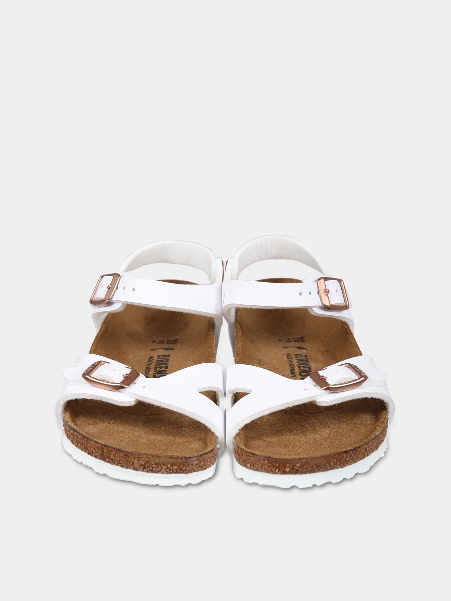 Sandali bianco  Rio Kids per bambina con logo,Birkenstock,1024374