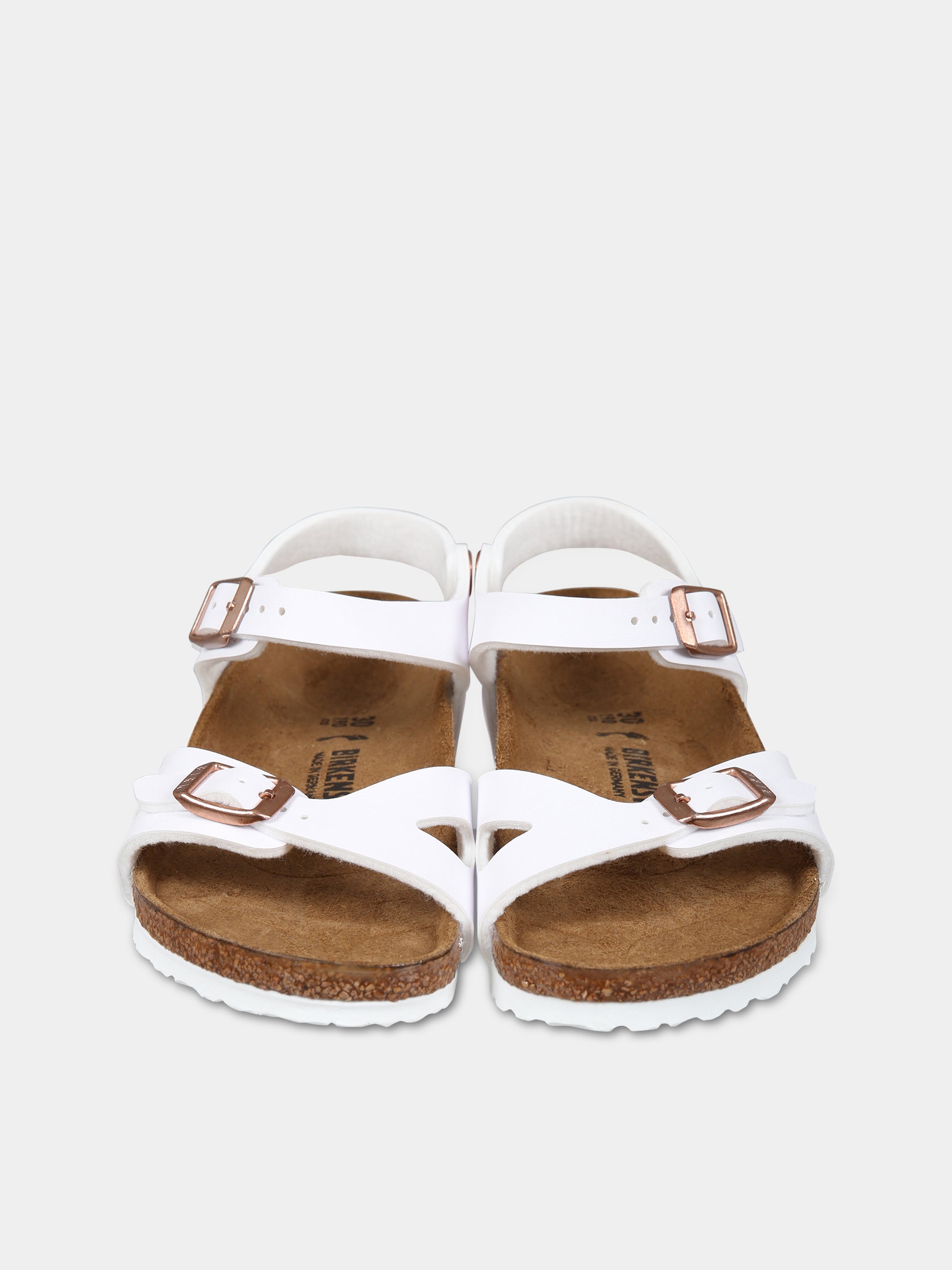 Sandali bianco  Rio Kids per bambina con logo,Birkenstock,1024374