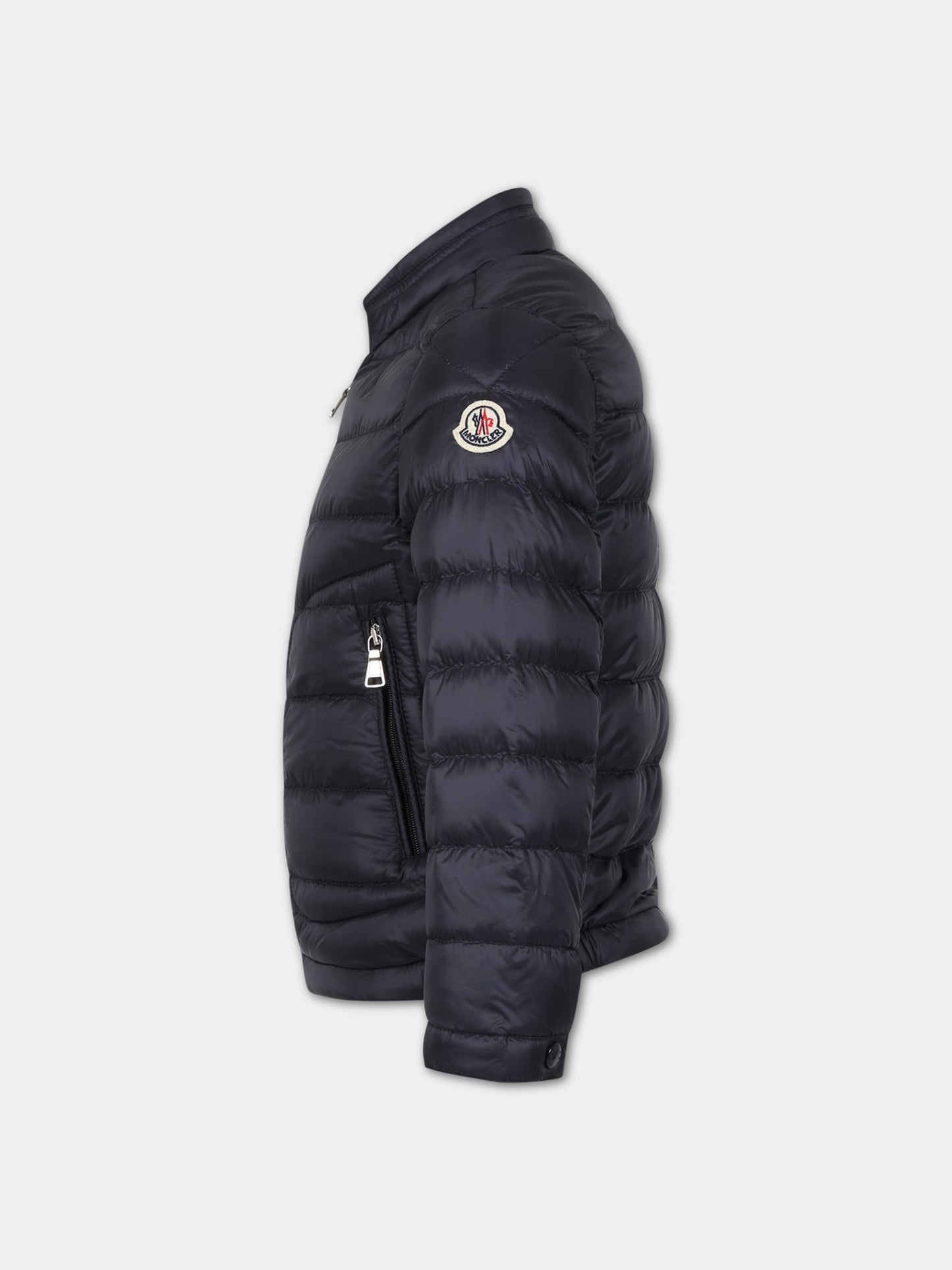 Piumino blu per bambino,Moncler Kids,954 1A00099 53334 742