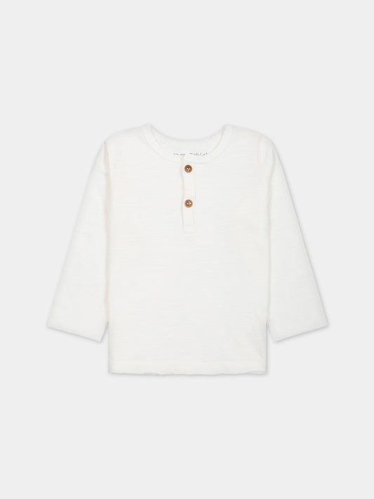 T-shirt bianco per neonato,Zhoe & Tobiah,CJ8 1