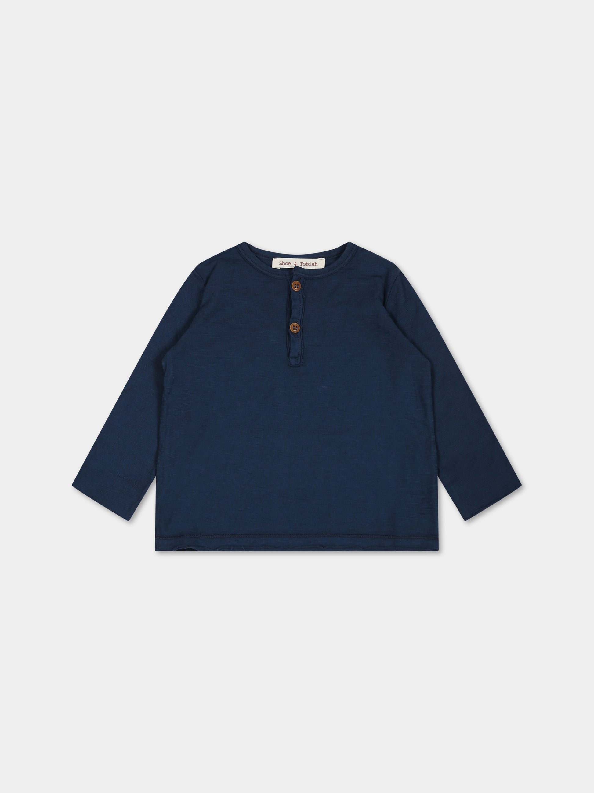 T-shirt blu per neonato,Zhoe & Tobiah,CJ8 11