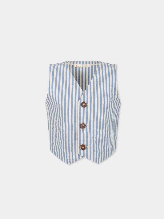 Panciotto azzurro per bambino,Zhoe & Tobiah,SER5 352