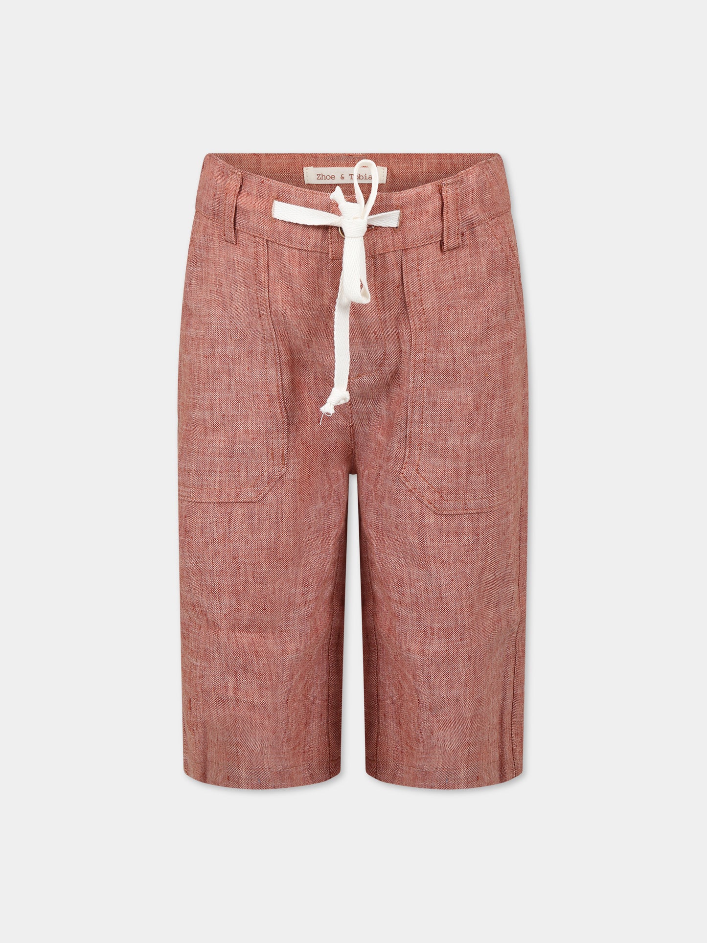 Shorts marrone per bambino,Zhoe & Tobiah,CLD1 99