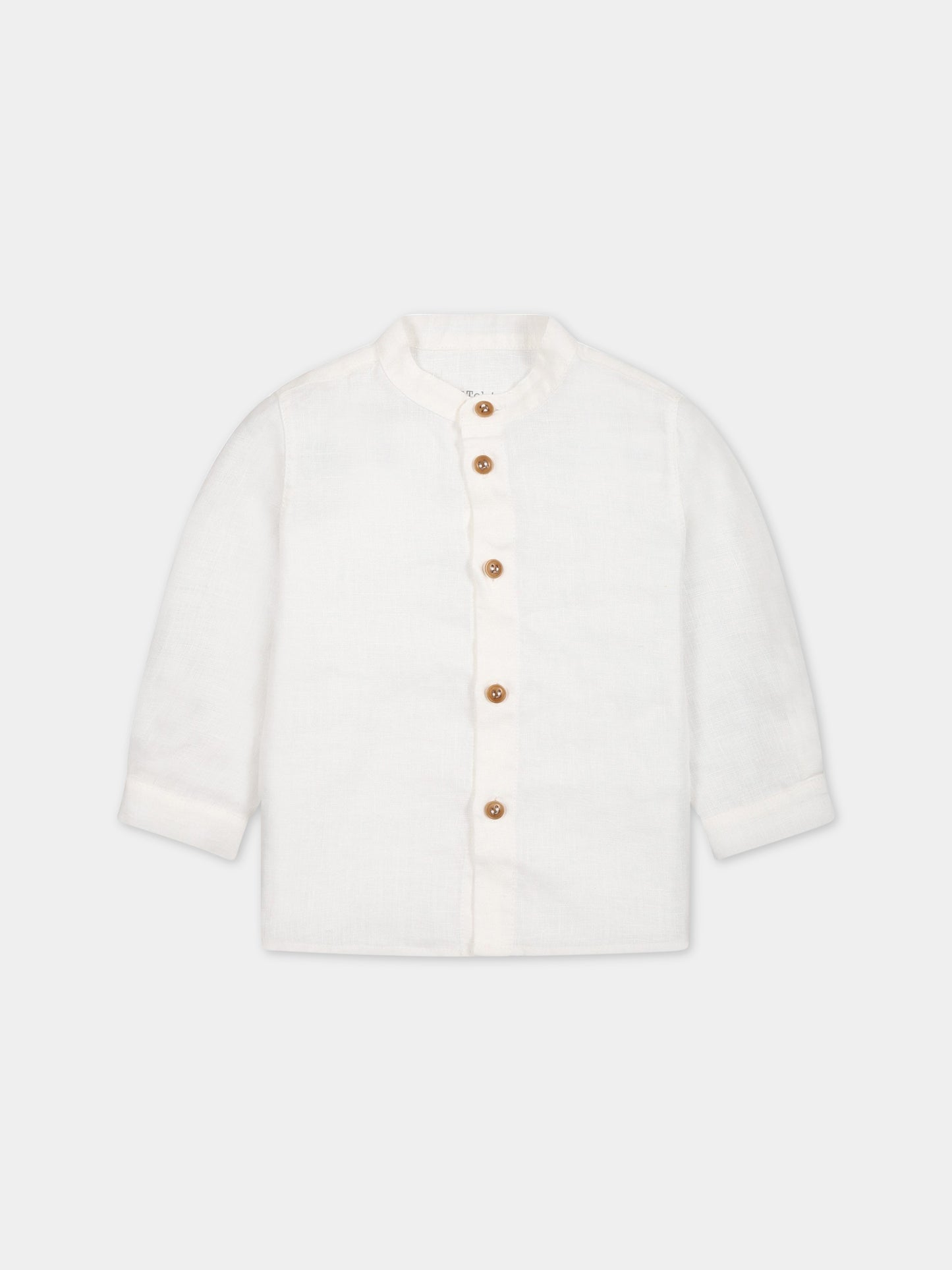 Camicia bianca per neonato,Zhoe & Tobiah,LIN3 1