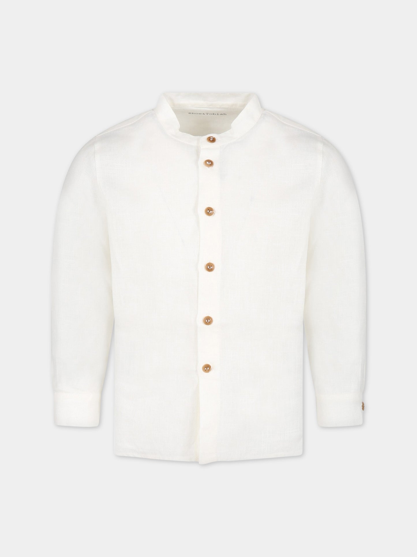 Camicia bianca per bambino,Zhoe & Tobiah,LIN3 1