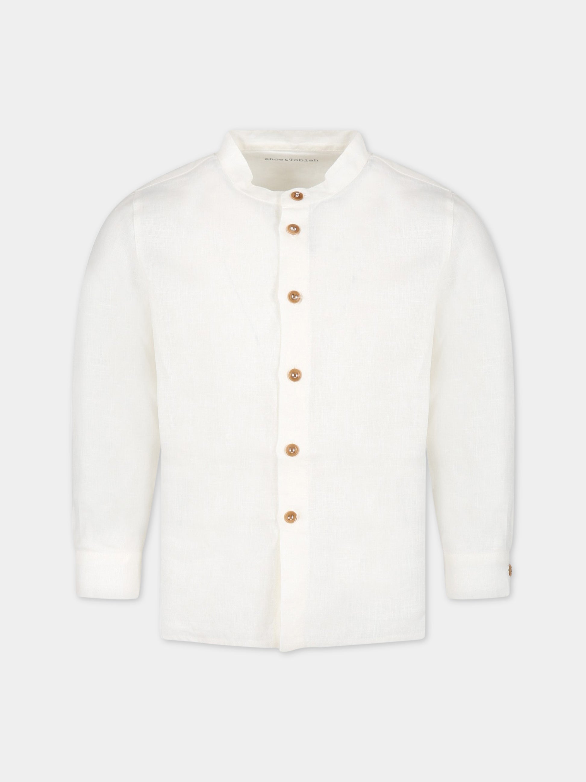 Camicia bianca per bambino,Zhoe & Tobiah,LIN3 1