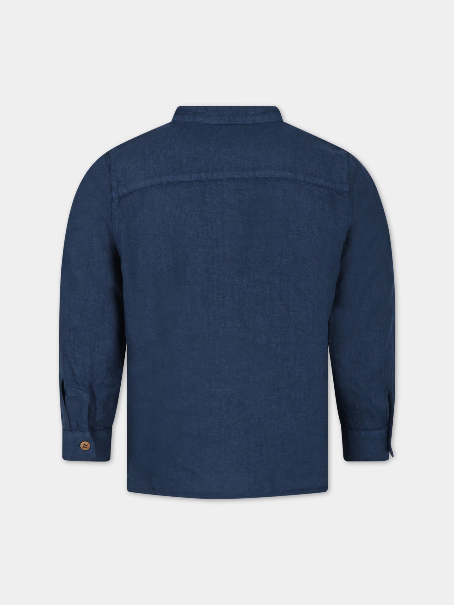 Camicia blu per bambino,Zhoe & Tobiah,LIN3 11