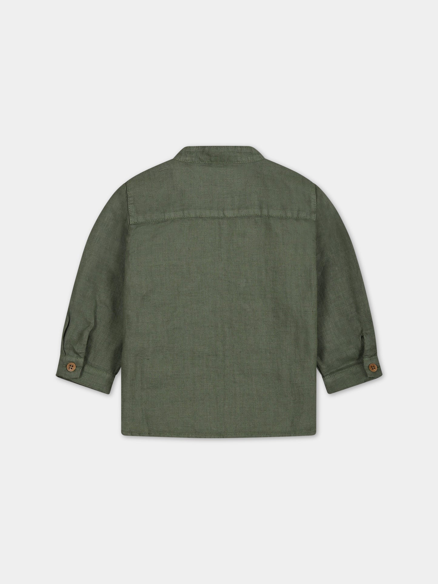 Camicia verde per neonato,Zhoe & Tobiah,LIN3 354