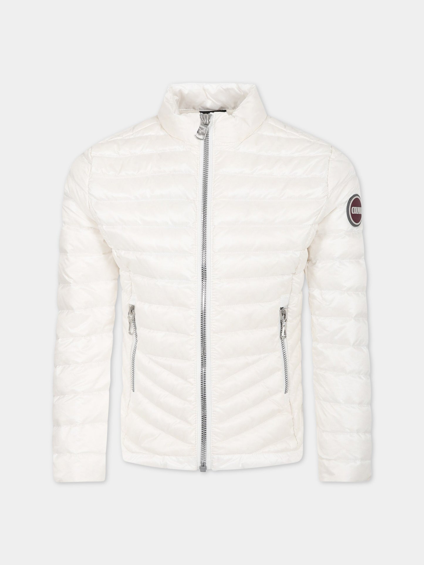 Piumino bianco per bambina con logo,Colmar Originals Kids,3457U 9VX 01