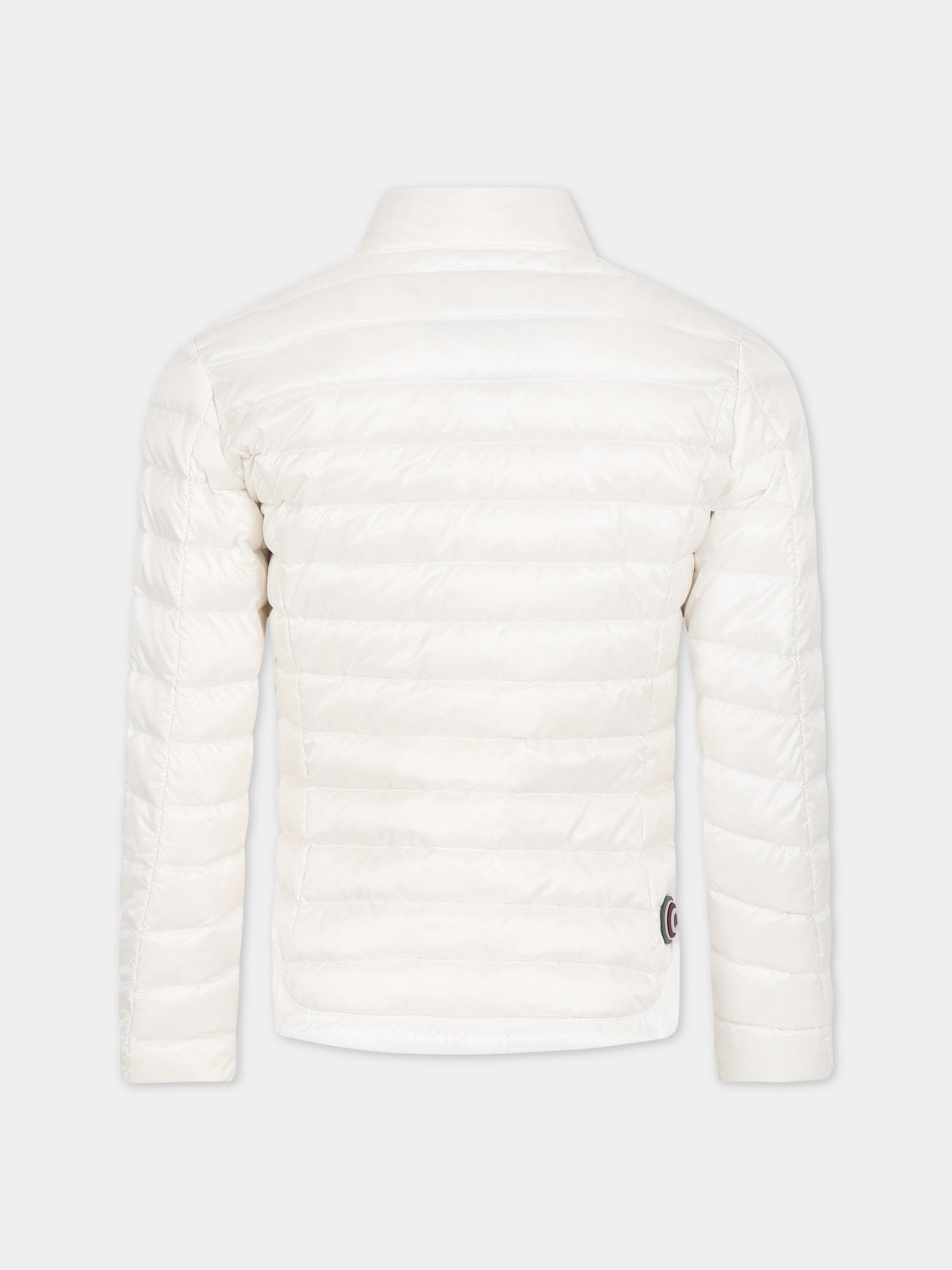 Piumino bianco per bambina con logo,Colmar Originals Kids,3457U 9VX 01