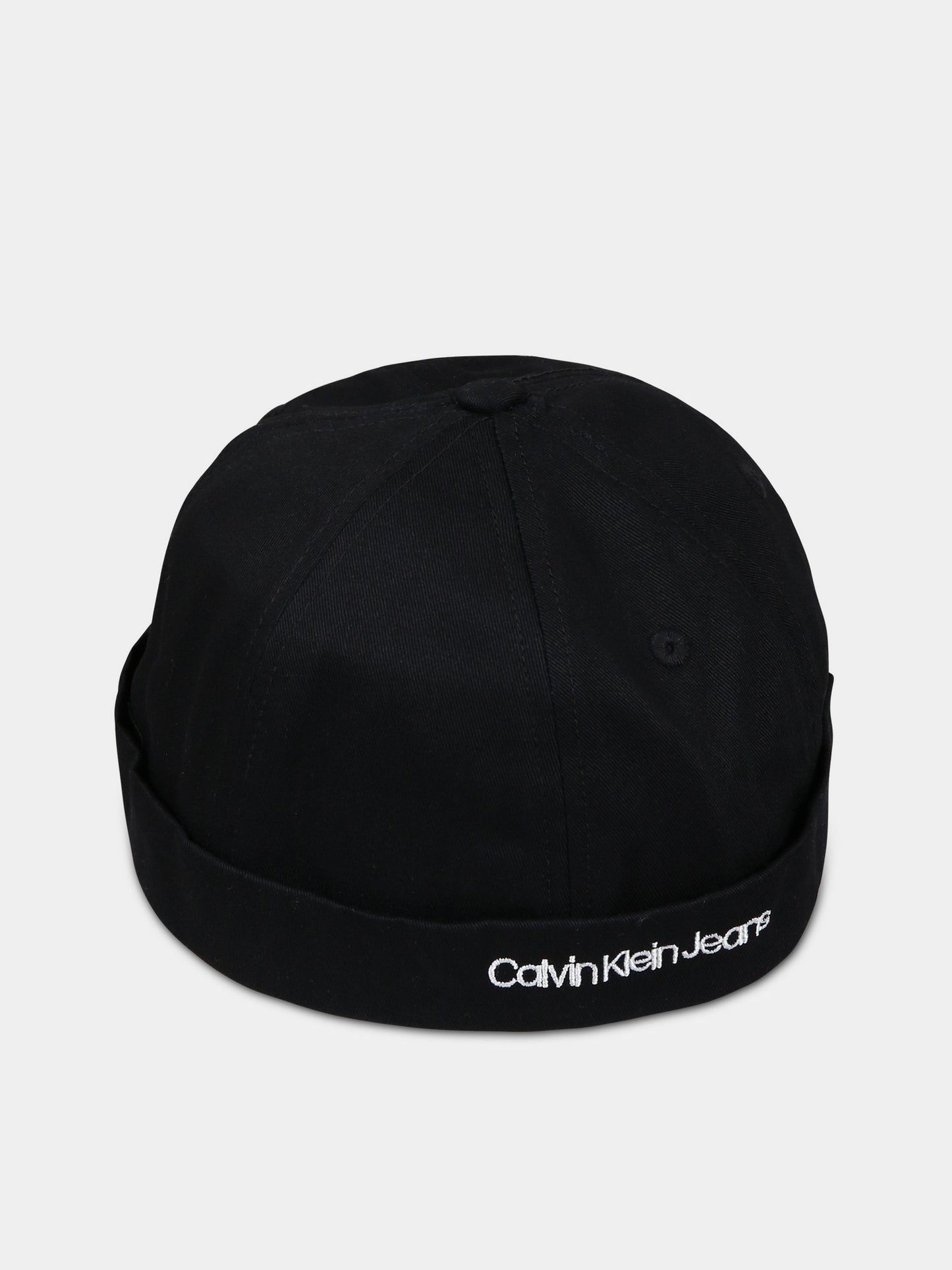 Cappello nero per bambini con logo,Calvin Klein Kids,CKIU0IU00427 IU0IU00427 BEH