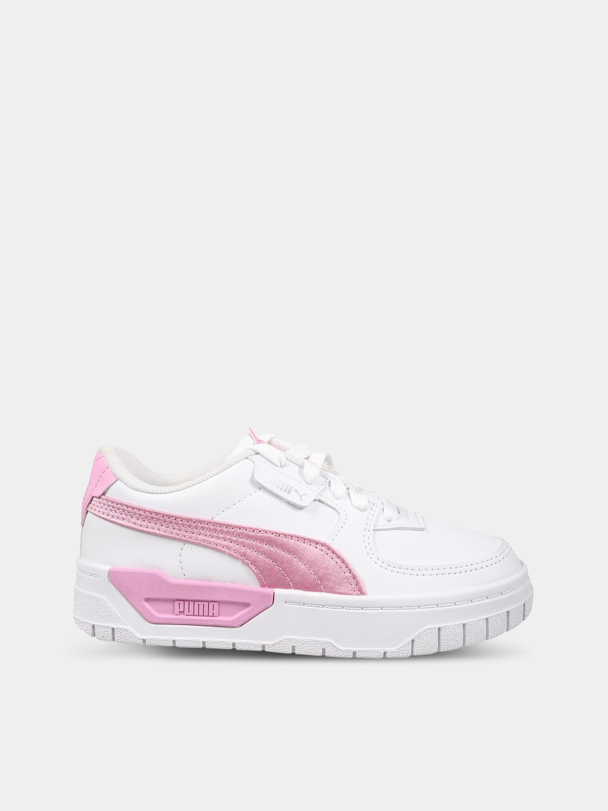 Sneakers bianche per bambina con logo,Puma,PU386074 386074 03