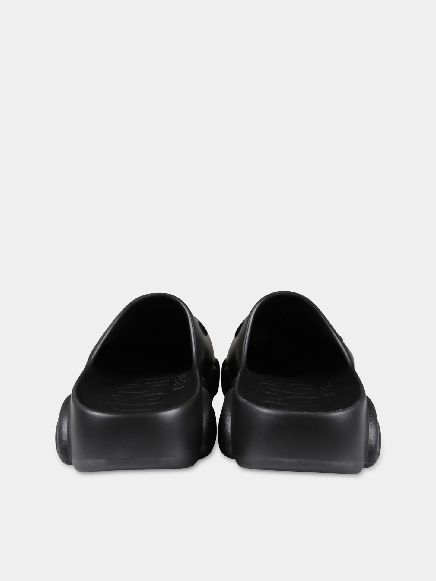 Sandali neri per bambini con logo e Teddy Bear,Moschino Kids,74496 1