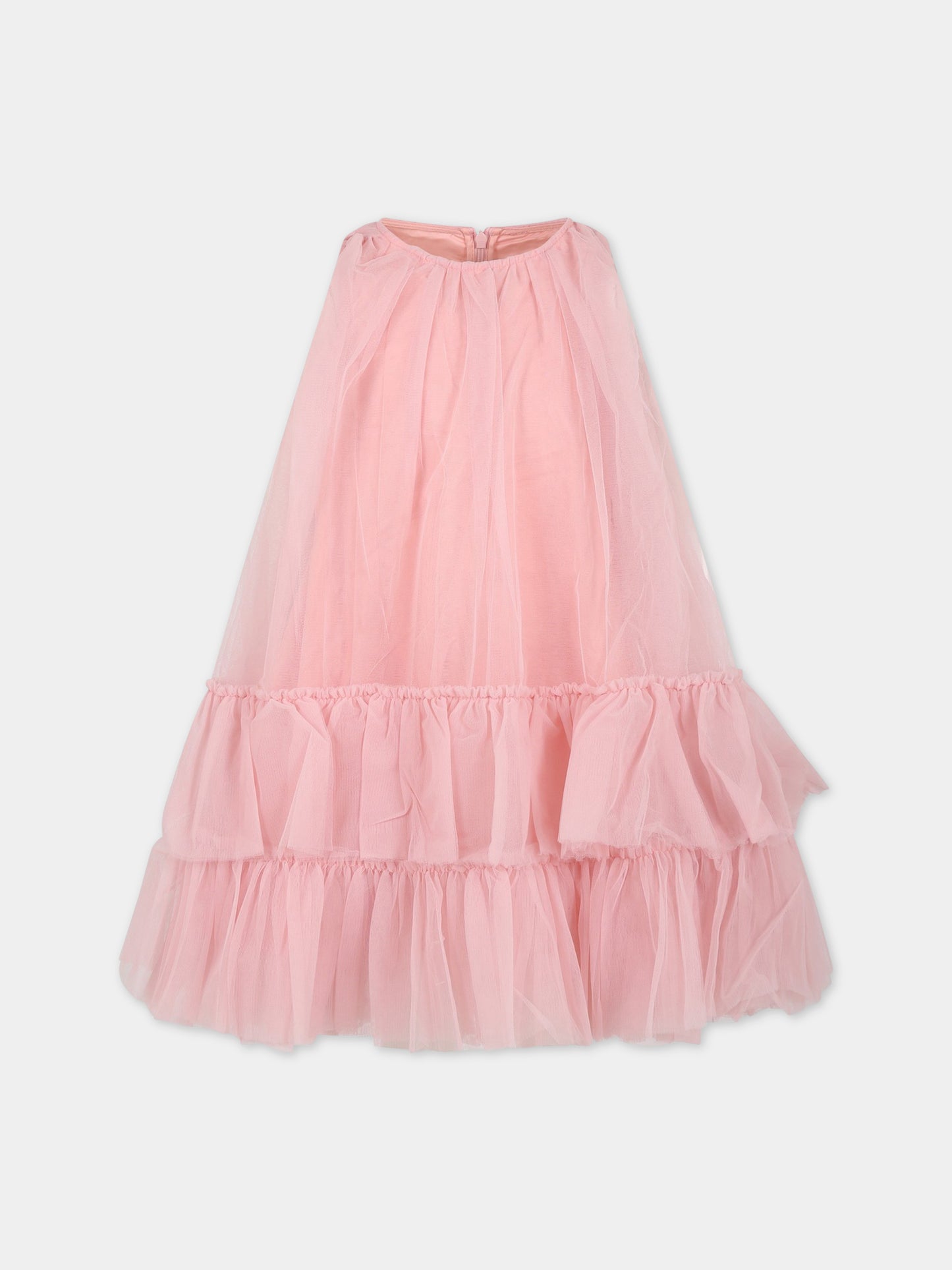 Vestito rosa per bambina,Caroline Bosmans,SS23 4014A 18 3000