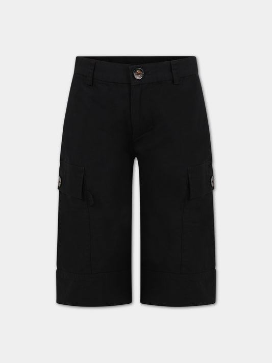 Shorts nero per bambino,Infantium Victoria,S17 405