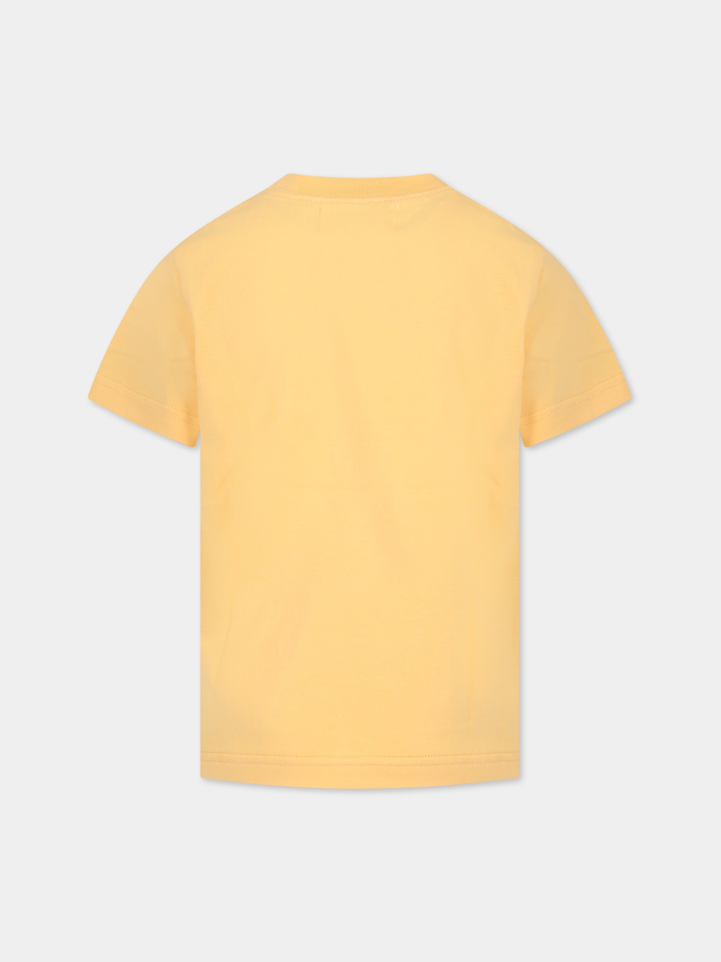 T-shirt arancione per bambini con scritta  Star camp ,Raquette,BAT 001D 65
