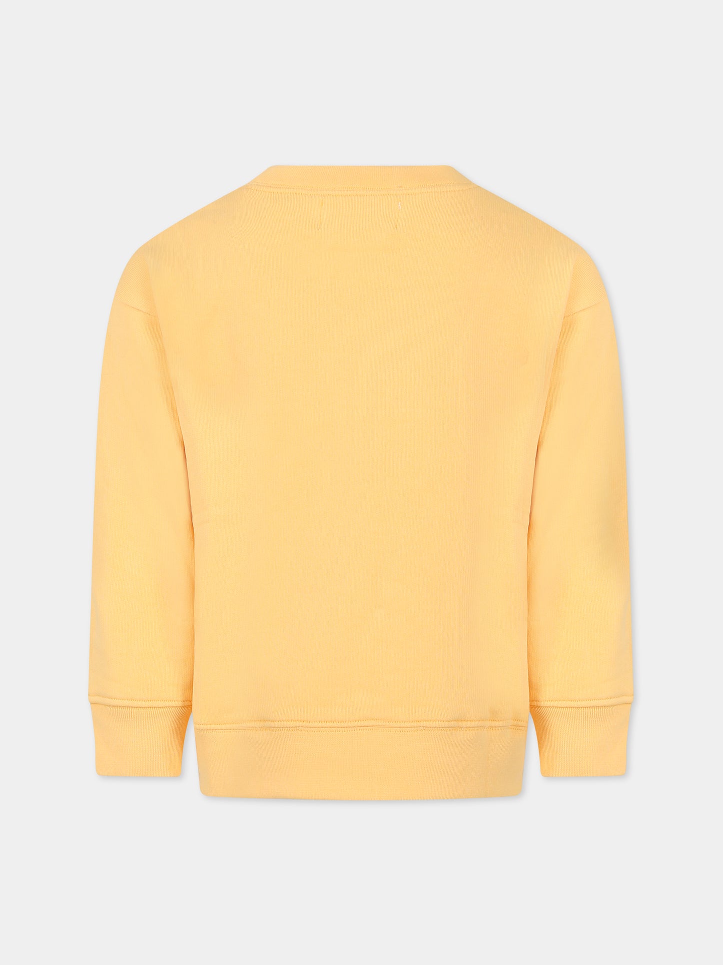 Felpa arancione per bambini con scritta  Star camp ,Raquette,BAT 003A 65