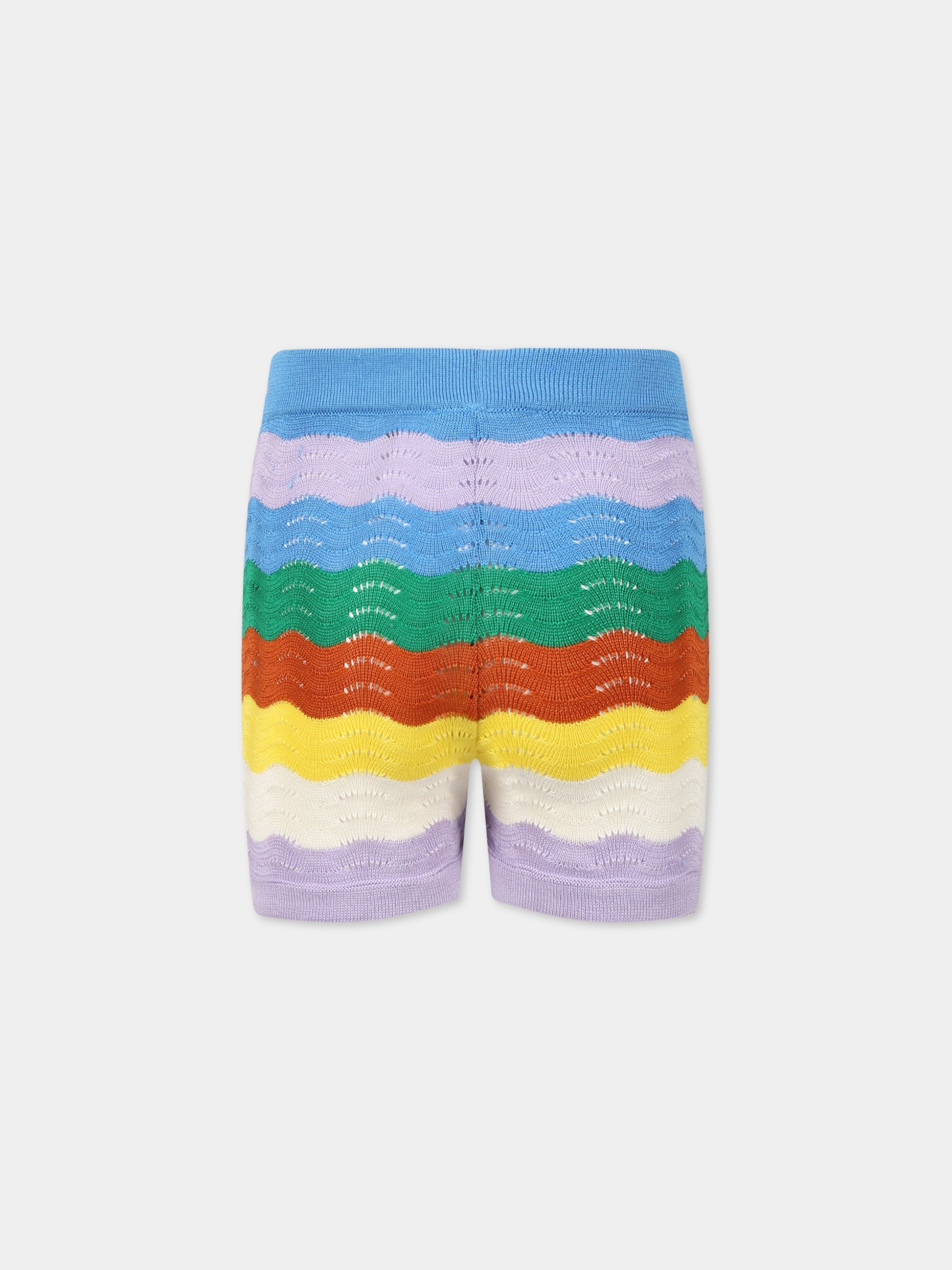 Shorts multicolor per bambina,Paade Mode,232177125