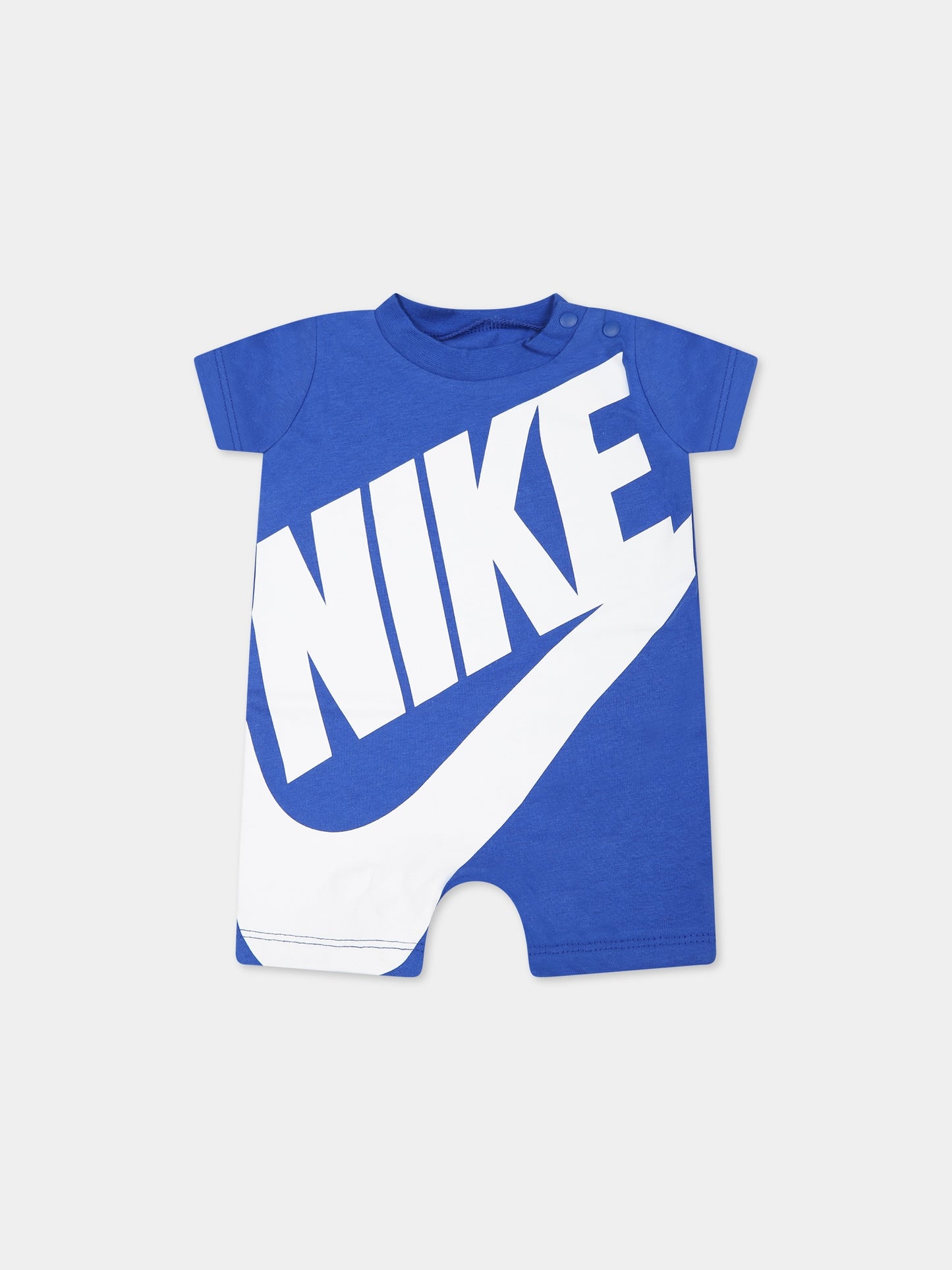 Pagliaccetto blu per neonati con iconico swoosh,Nike,5ND369 U89