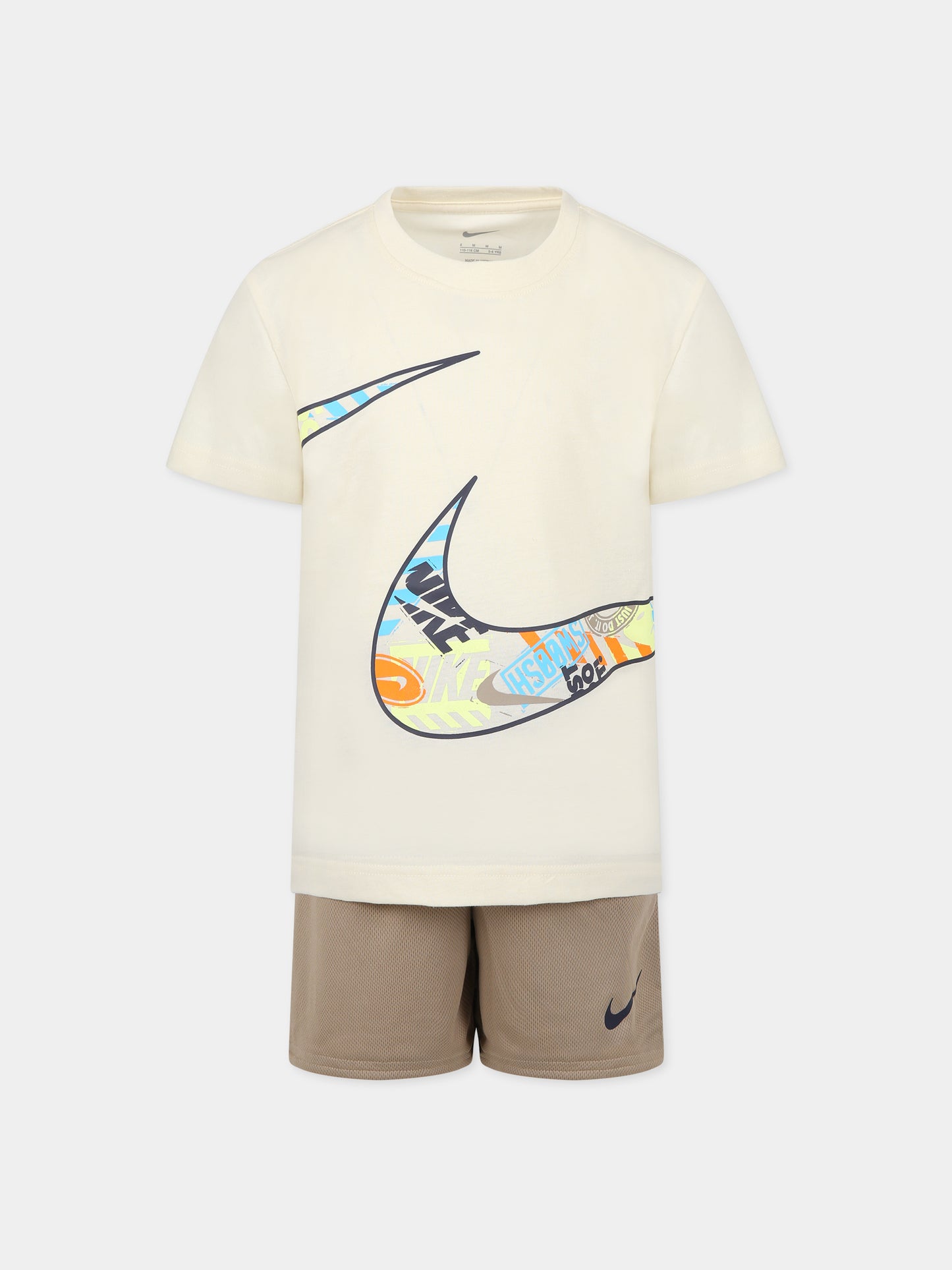 Completo multicolor per bambino con logo,Nike,86K868 X1T