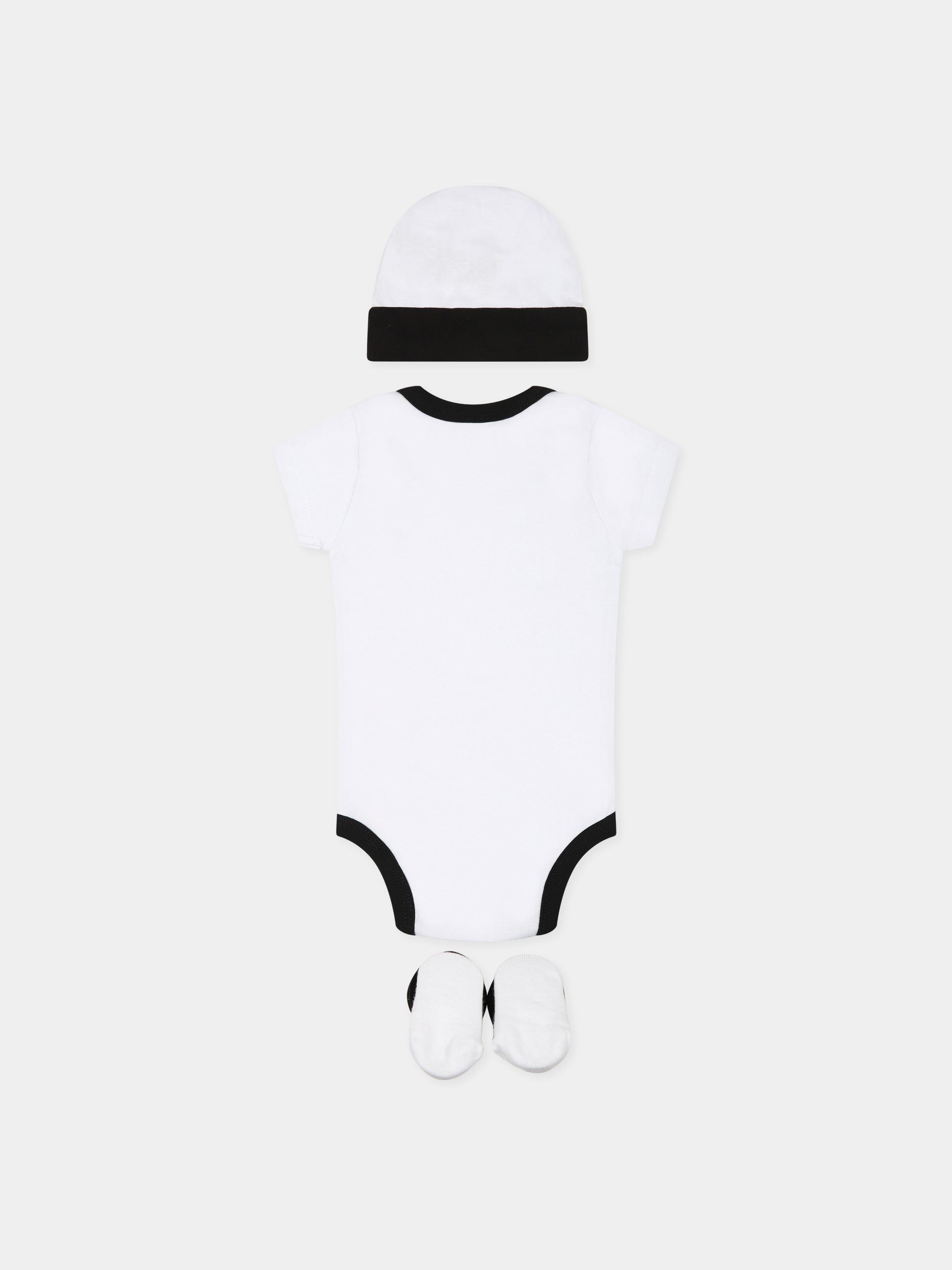 Set bianco per neonati con iconico swoosh,Nike,LN0072 001