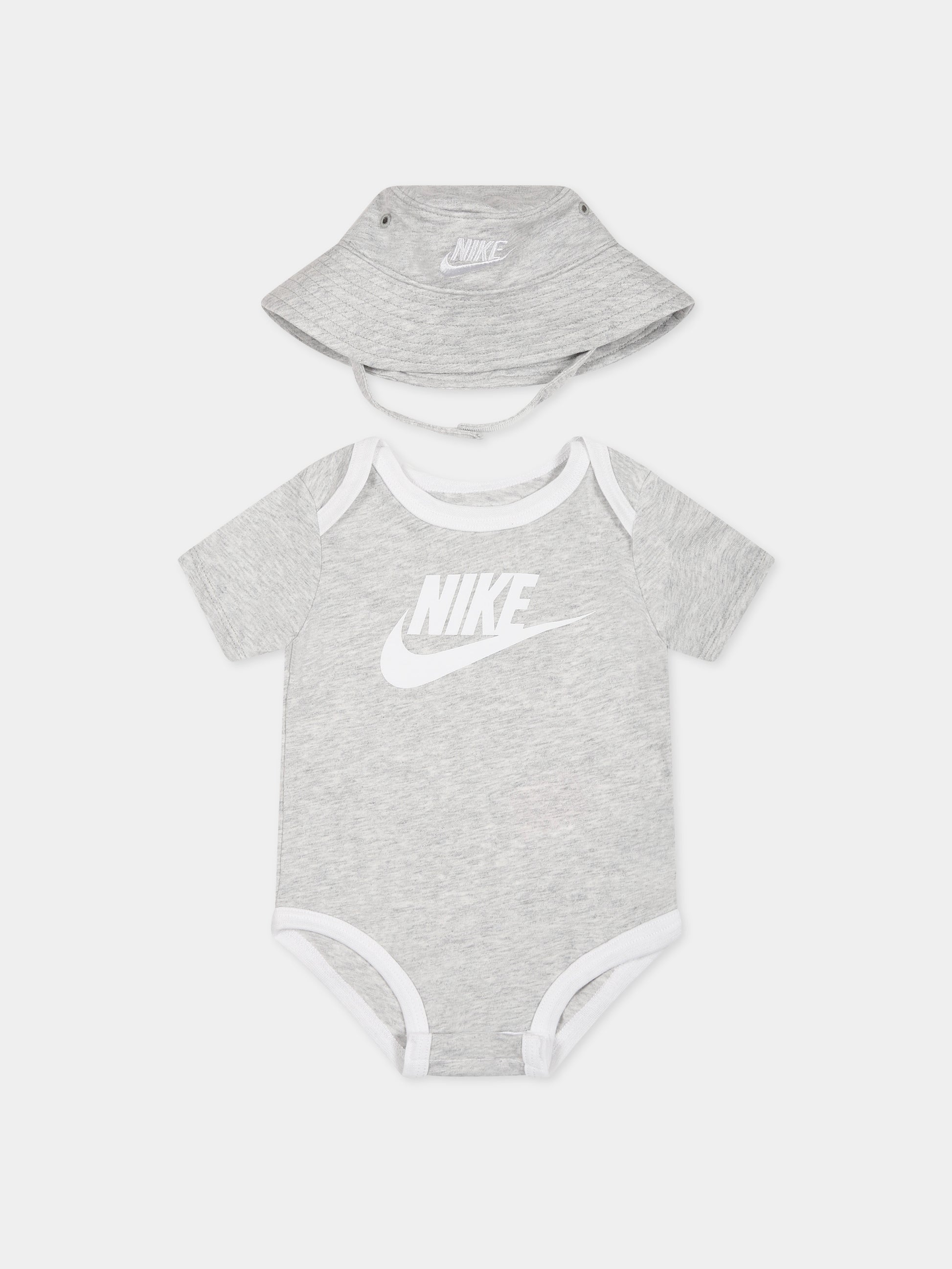 Set grigio per neonati con logo,Nike,NN0815 C87