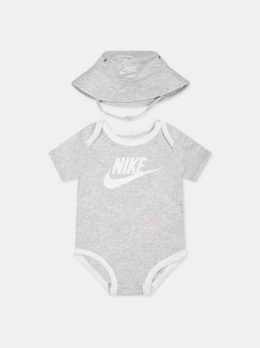 Set grigio per neonati con logo,Nike,NN0815 C87