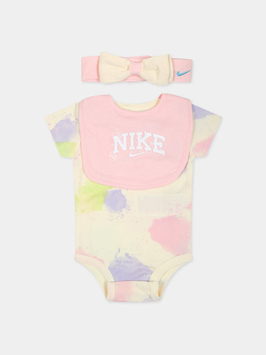 Set multicolor per neonata con iconico swoosh,Nike,NN0935 W3Z