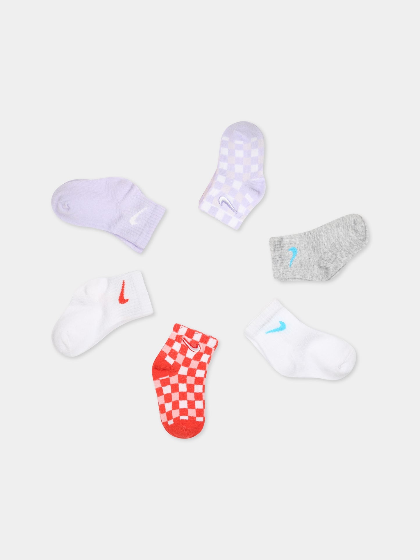 Set multicolor per neonati con iconico swoosh,Nike,NN0945 R35