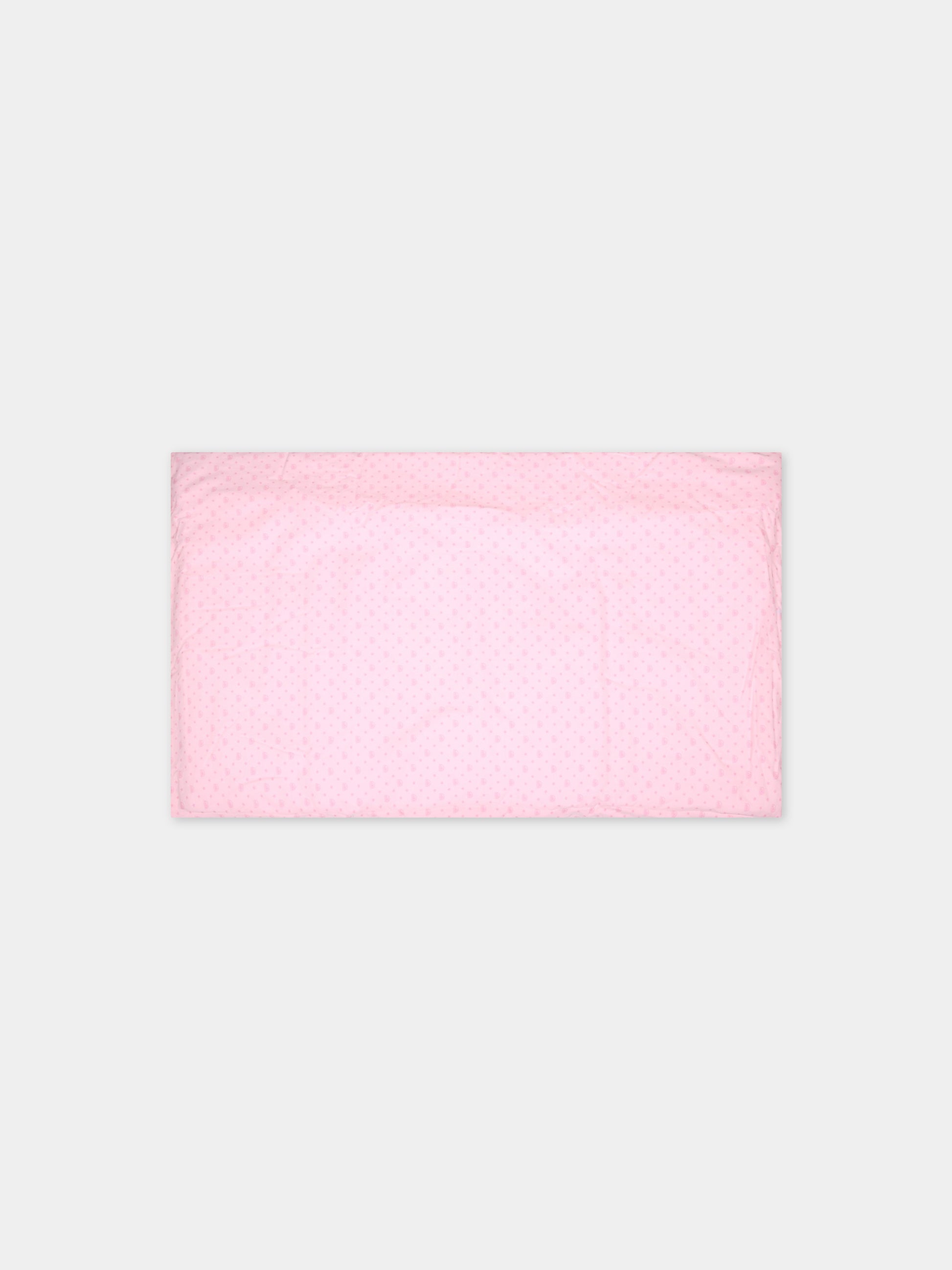 Set paracolpi rosa per neonata con occhiolini,Chiara Ferragni Homewear,CF117R