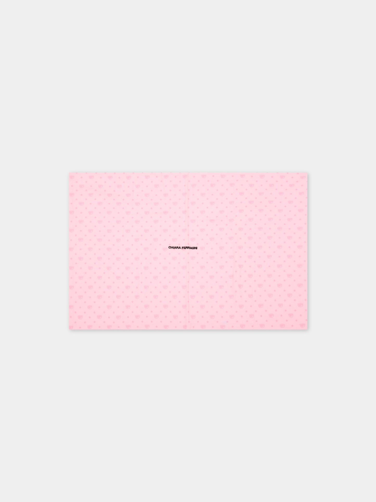 Set paracolpi rosa per neonata con occhiolino,Chiara Ferragni Homewear,CF017R