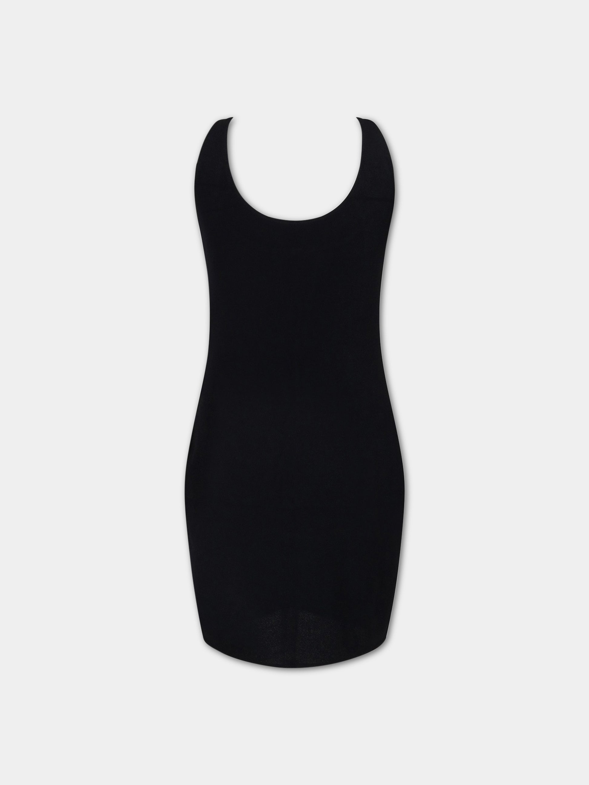 Vestito nero da donna,Matineè,DM4000 LUCILE SPUGNA NERO