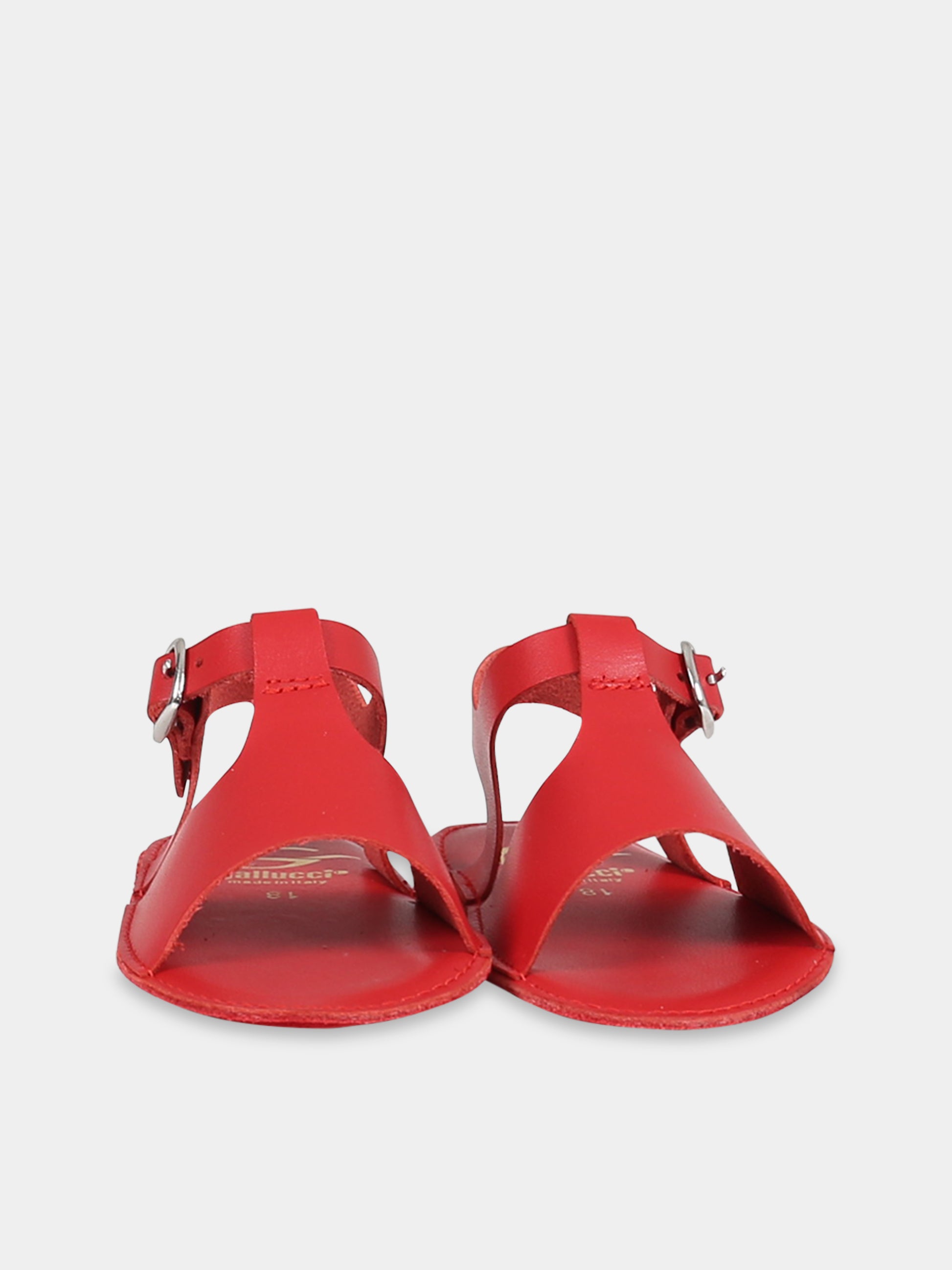 Sandali rosso per neonata,Gallucci Kids,C00030AM339300