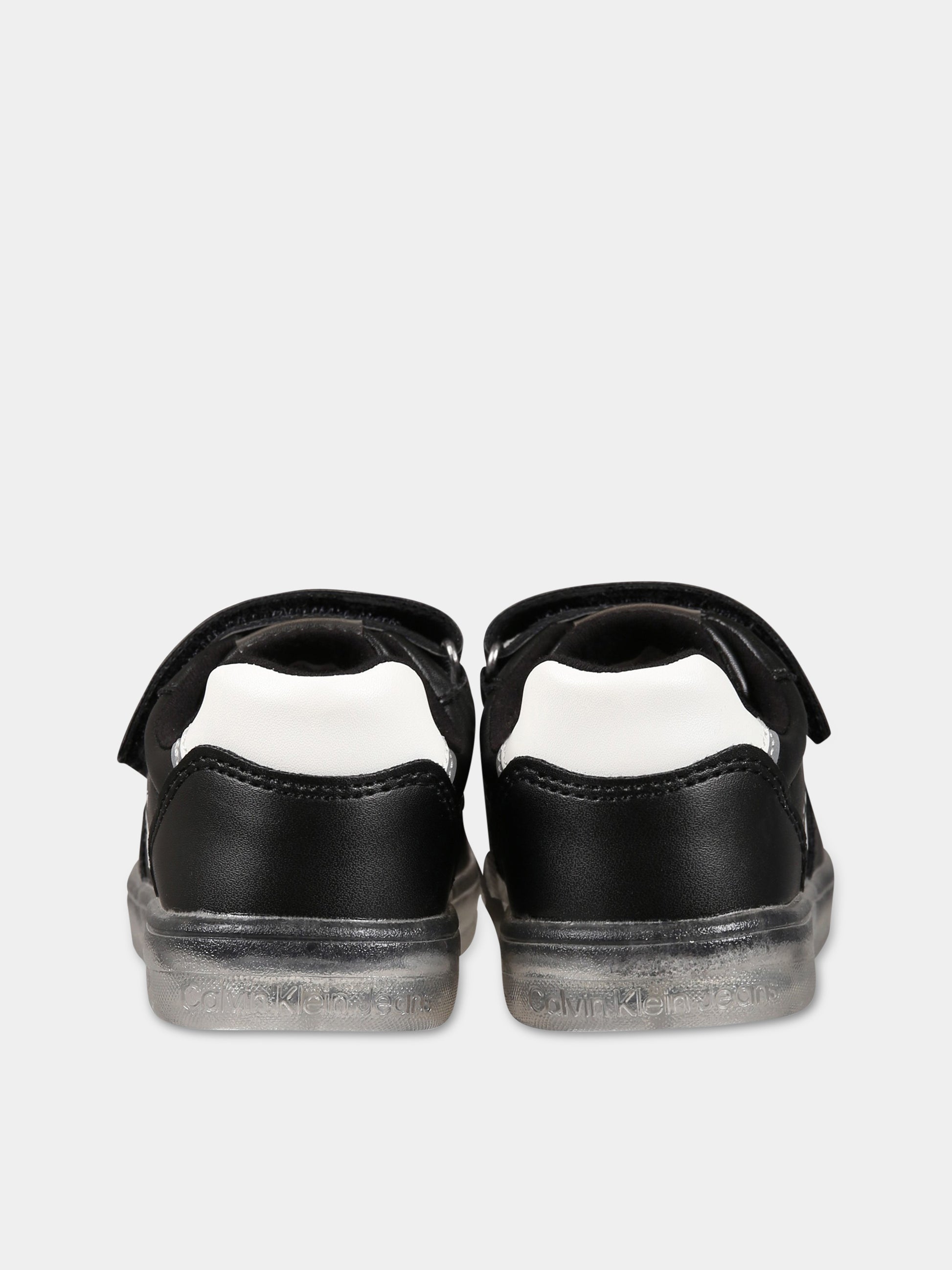 Sneakers nere per bambino con logo,Calvin Klein Kids,V1X9 80546 1355999