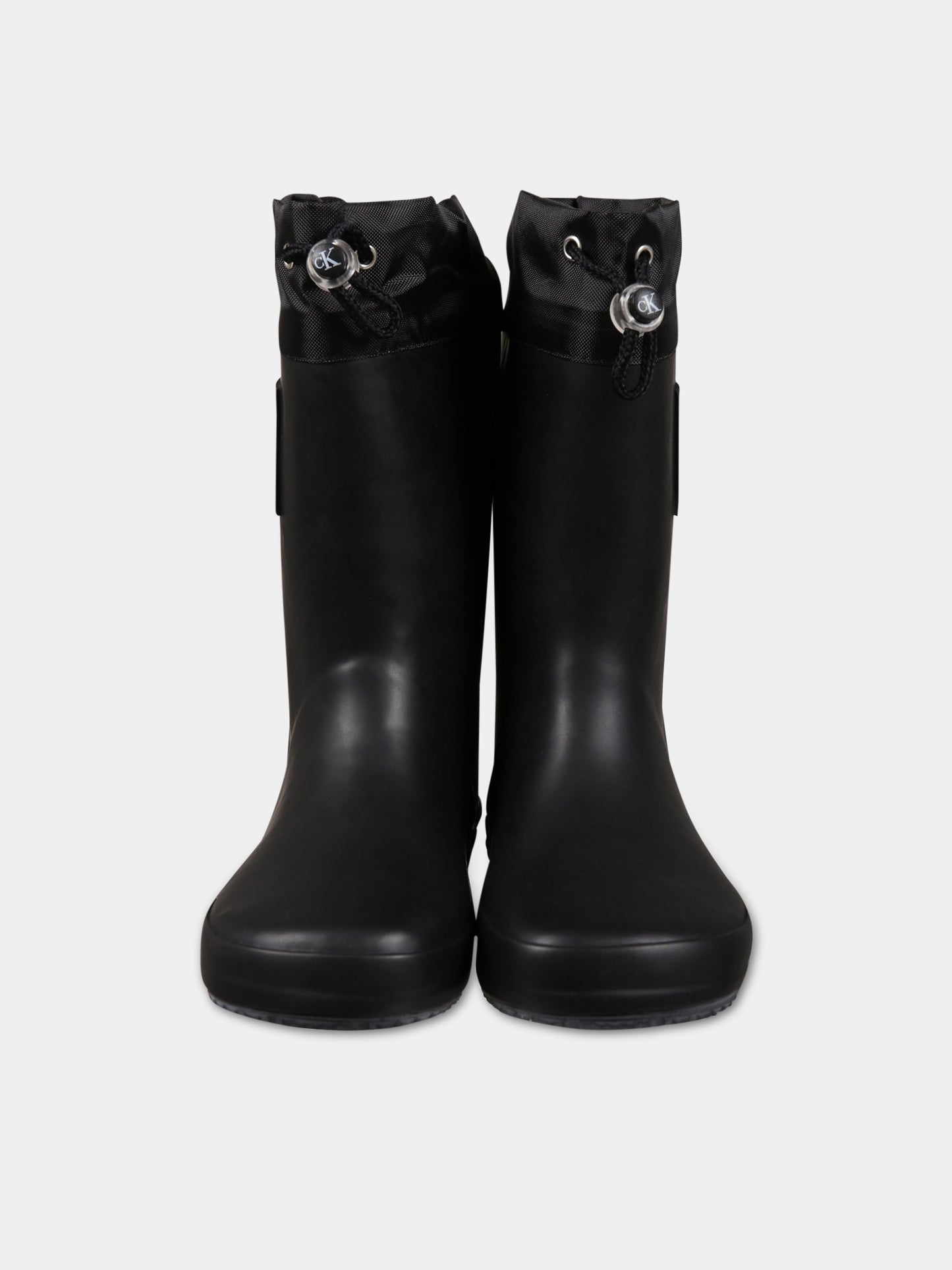 Stivali neri per bambina,Calvin Klein Kids,V3X6 80425 0083999