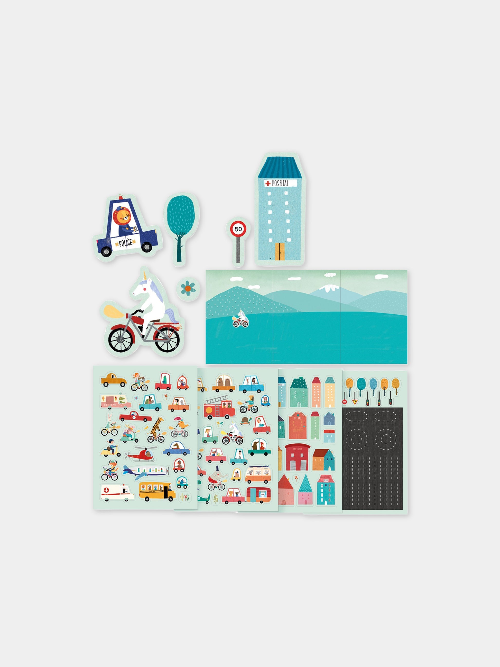 Gioco società per bambini con adesivi,Londji,AC004S06