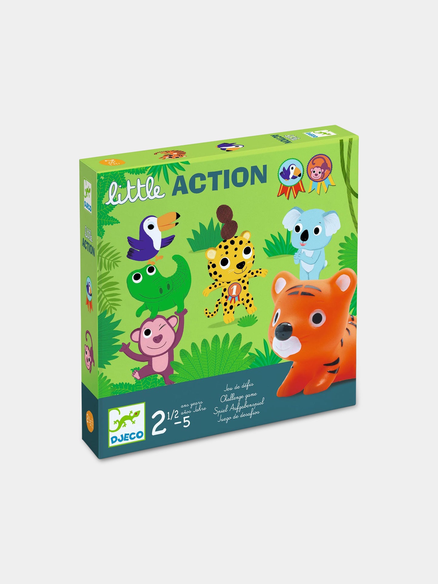 Gioco multicolor per bambini con animali,Djeco,DJ08557