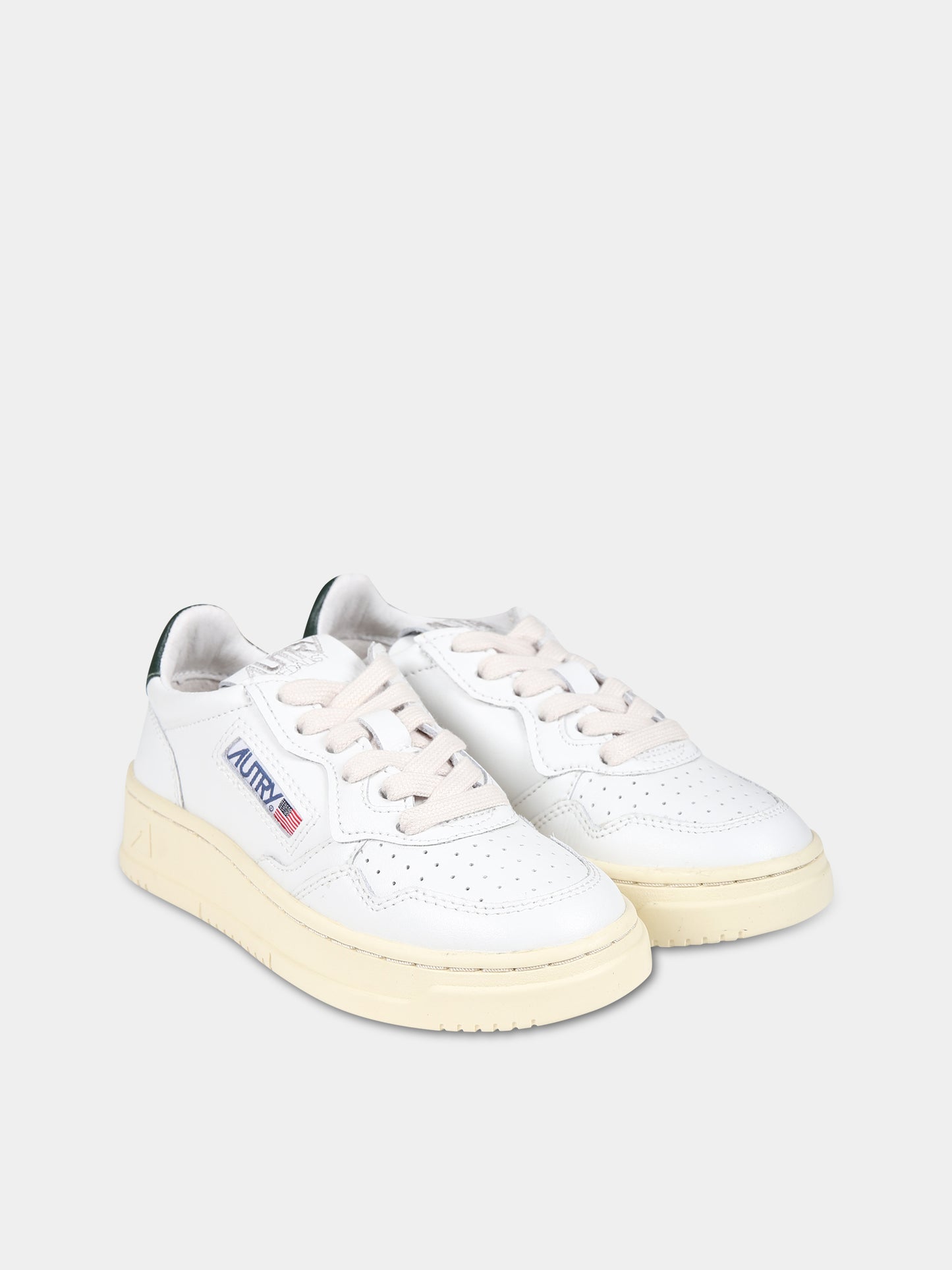 Sneakers bianche per bambini con logo,Autry,KULK LL21