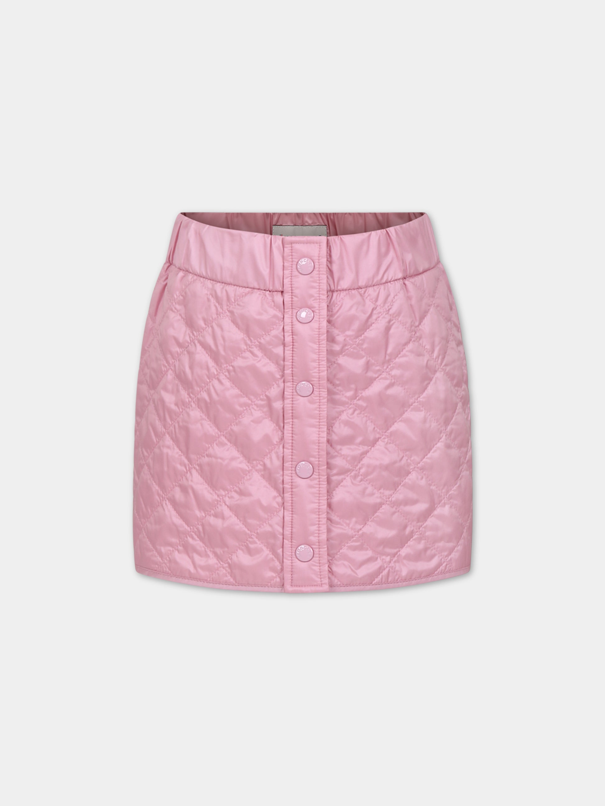 Gonna rosa per bambina con logo,Moncler Kids,954 2D00002 788K1 527