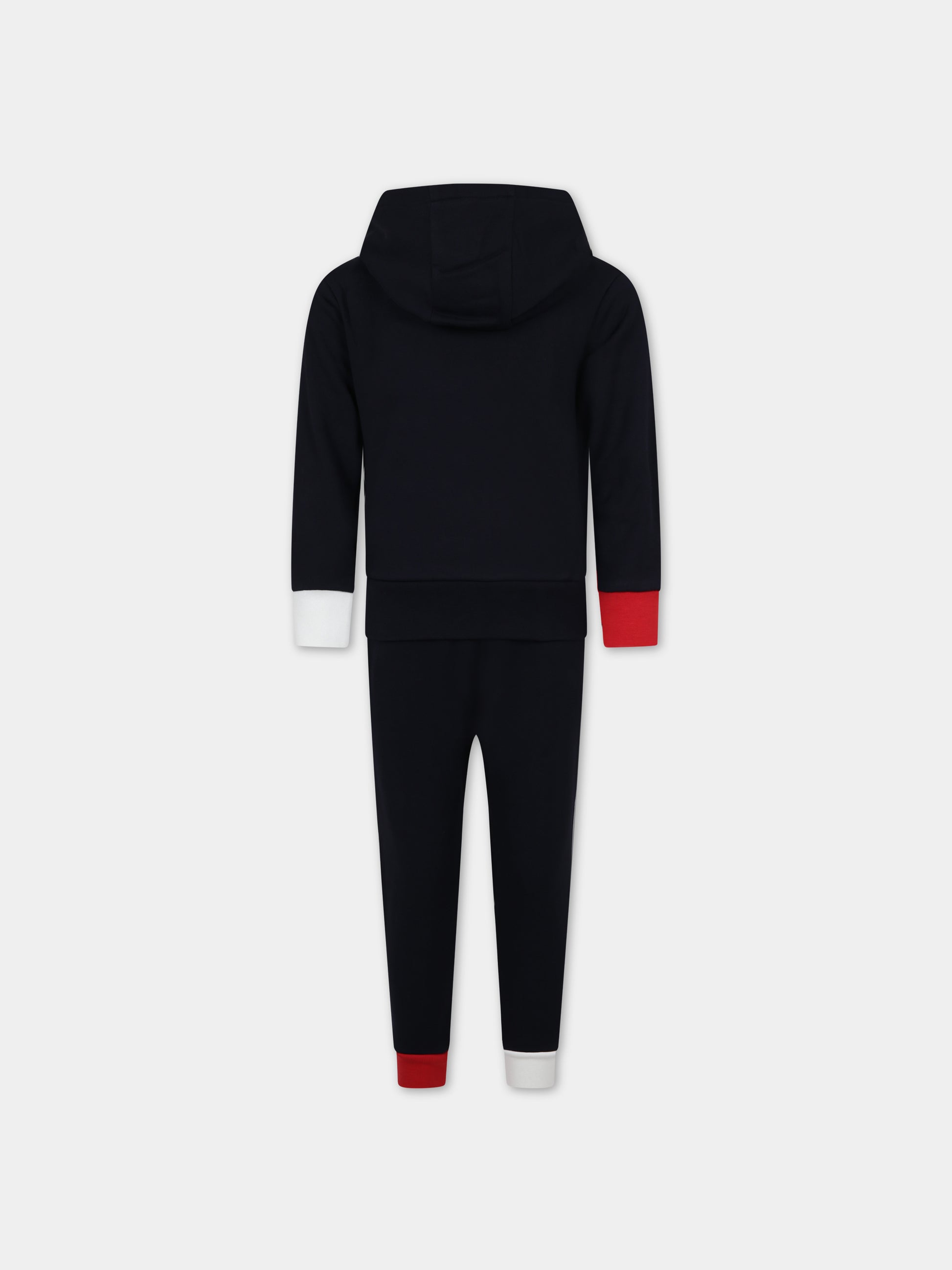 Completo blu per bambino con logo,Moncler Kids,954 8M00008 899PS 778