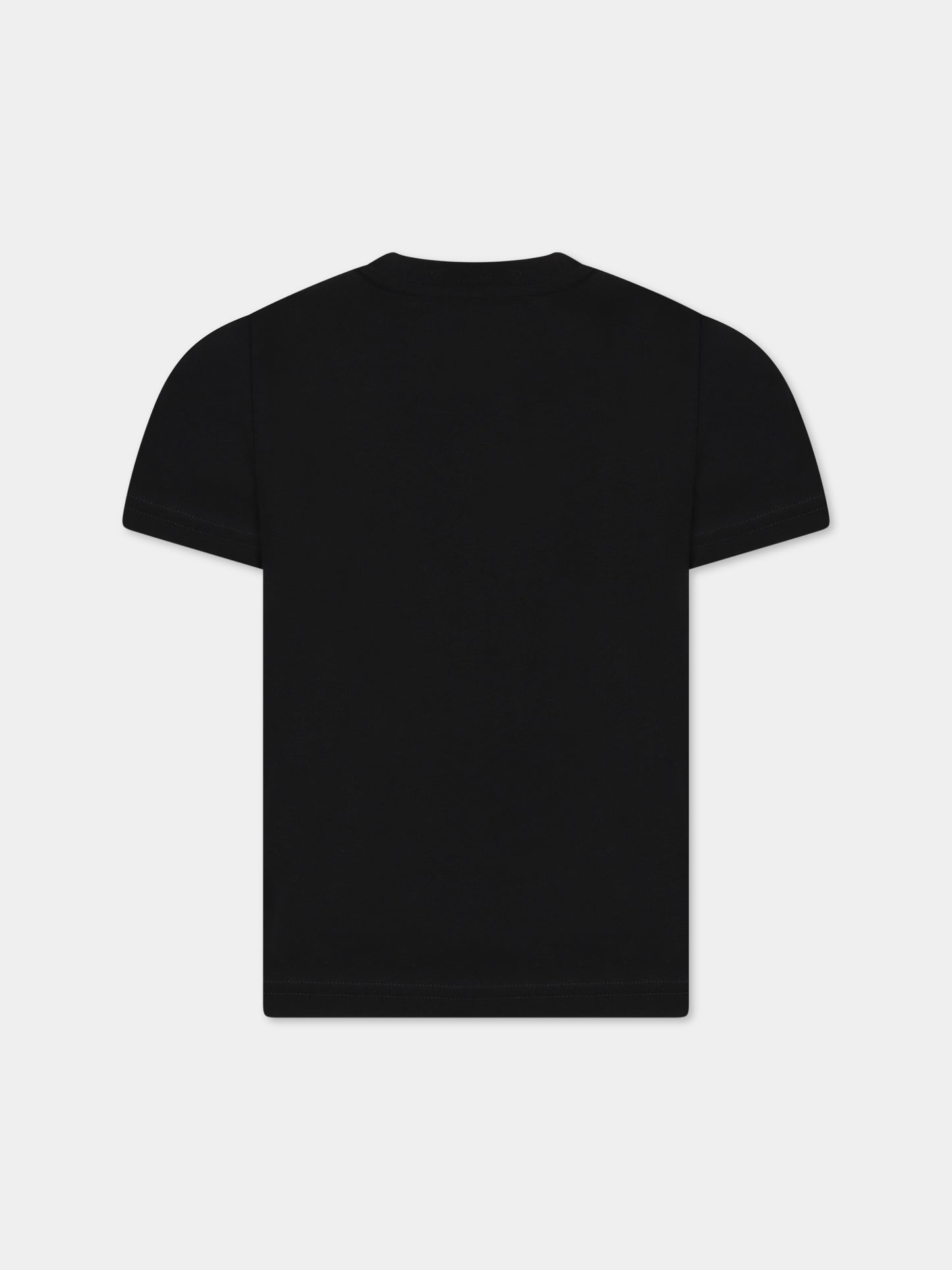 T-shirt nera per bambino con logo,Dsquared2,DQ1735 D00MV D2T946U DQ900