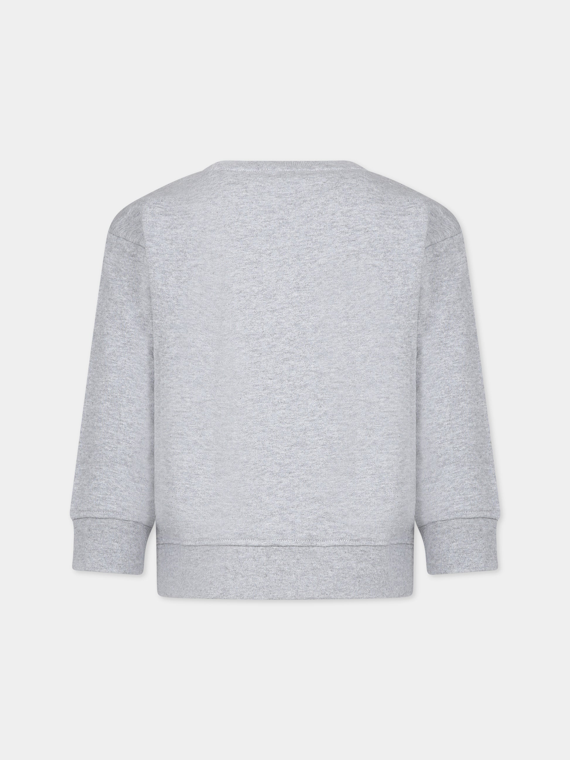 Felpa grigia per bambino con logo,Stella Mccartney Kids,TT4R60 Z0453 905