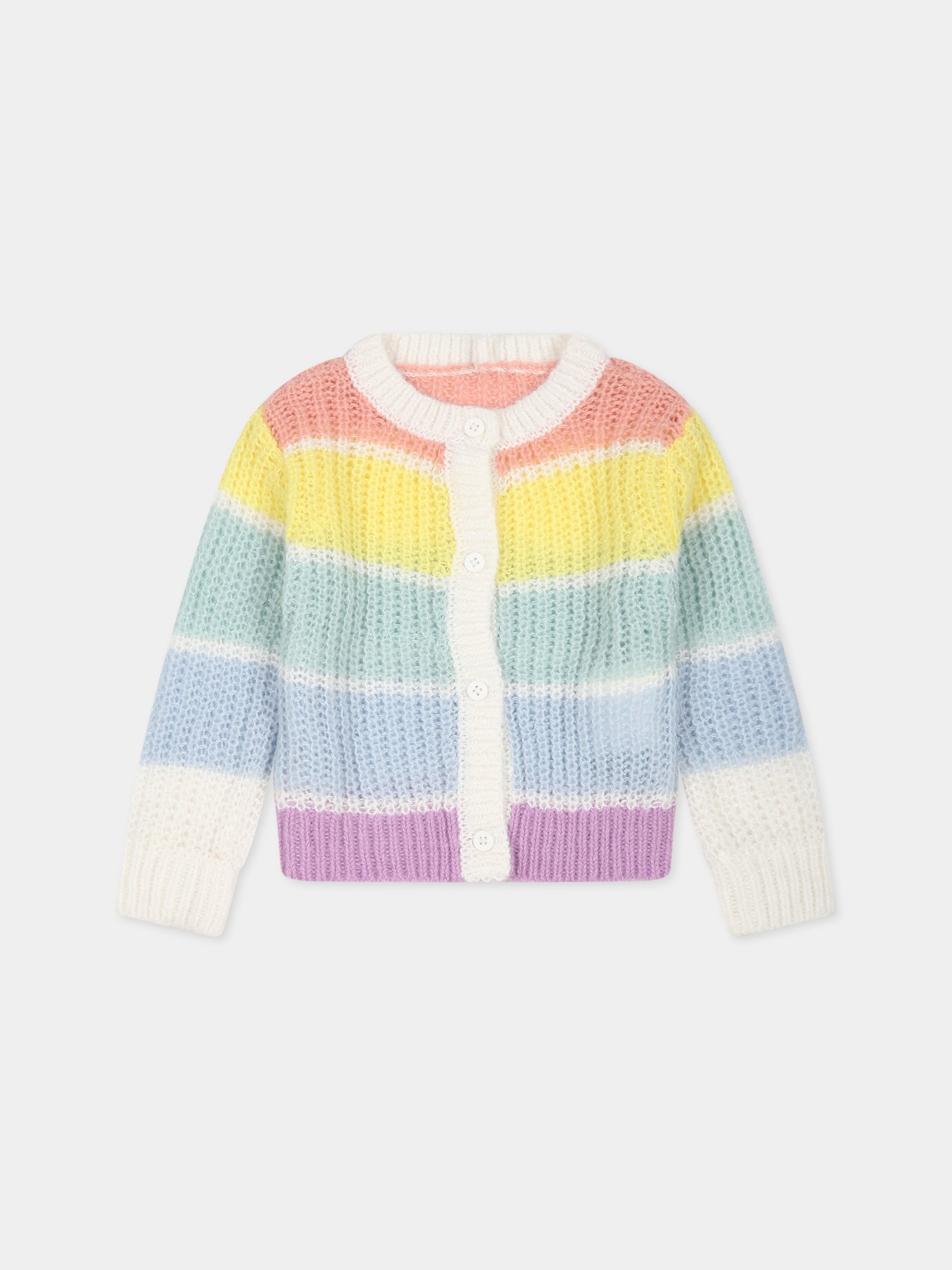 Cardigan multicolor per neonata,Stella Mccartney Kids,TT9010 Z1529 999