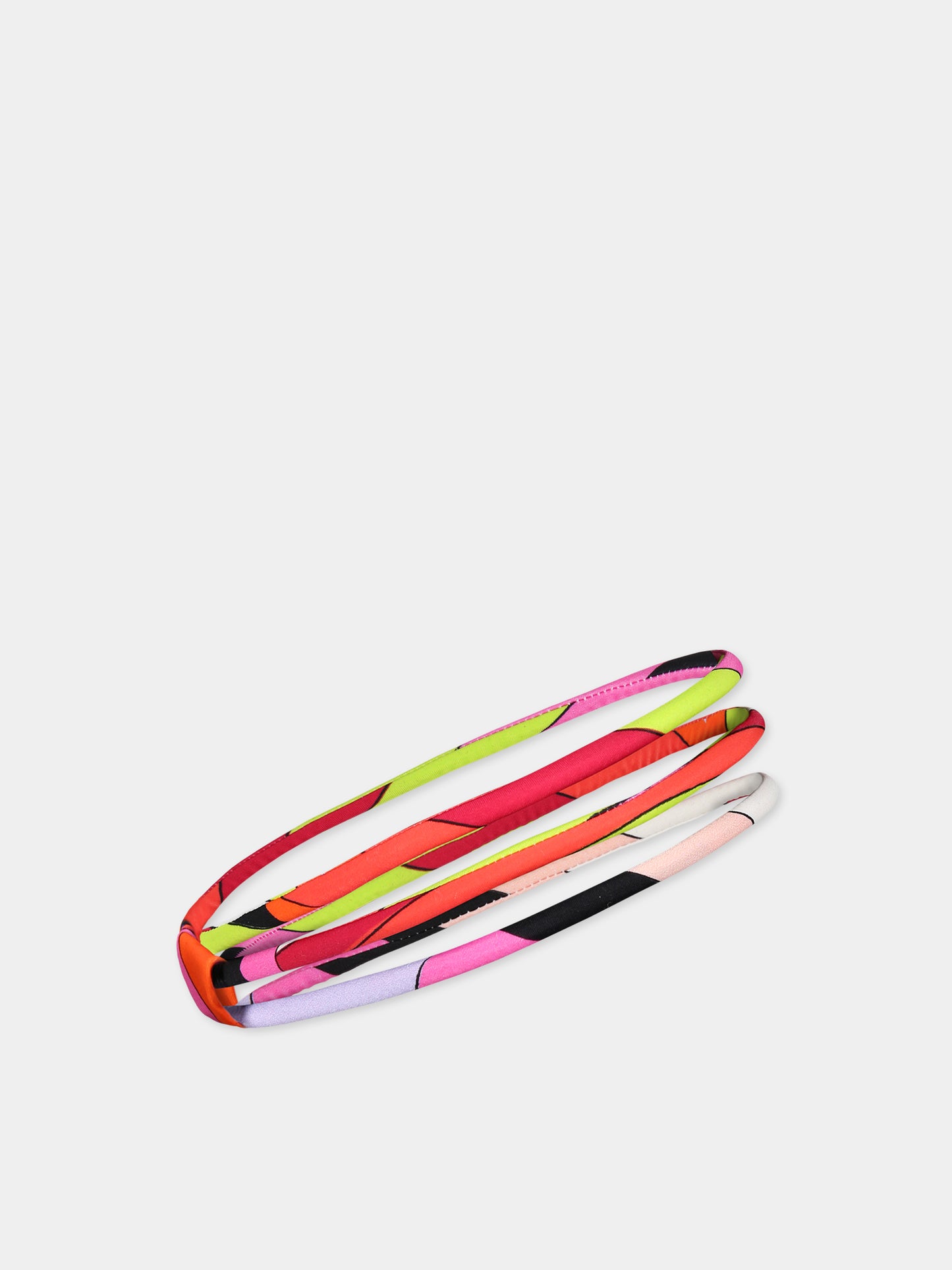 Fascia multicolor per bambina con logo,Emilio Pucci Junior,PT0A33 J0309 999NE