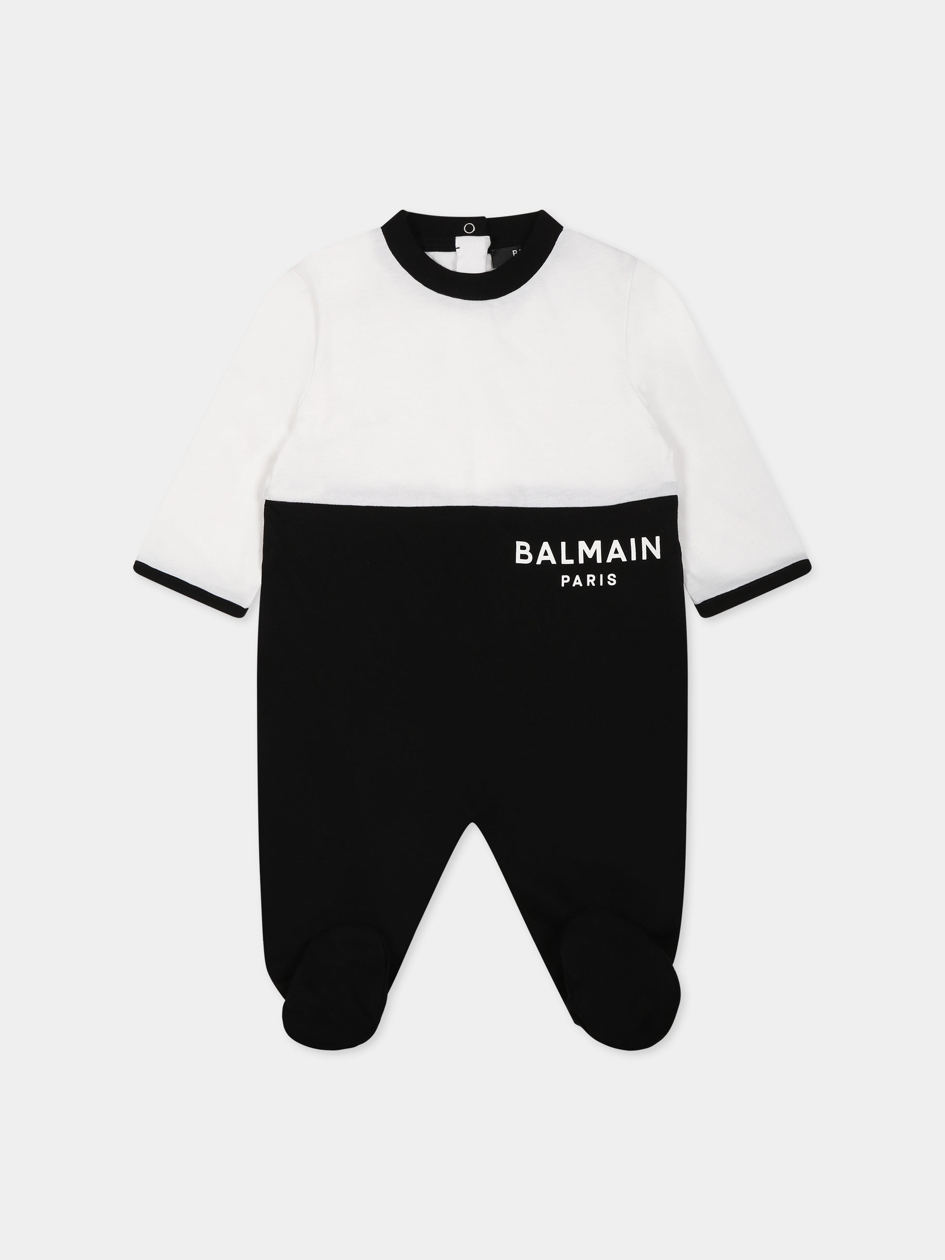 Set nero per neonati con logo,Balmain Kids,BTB540 Z0116 100NE