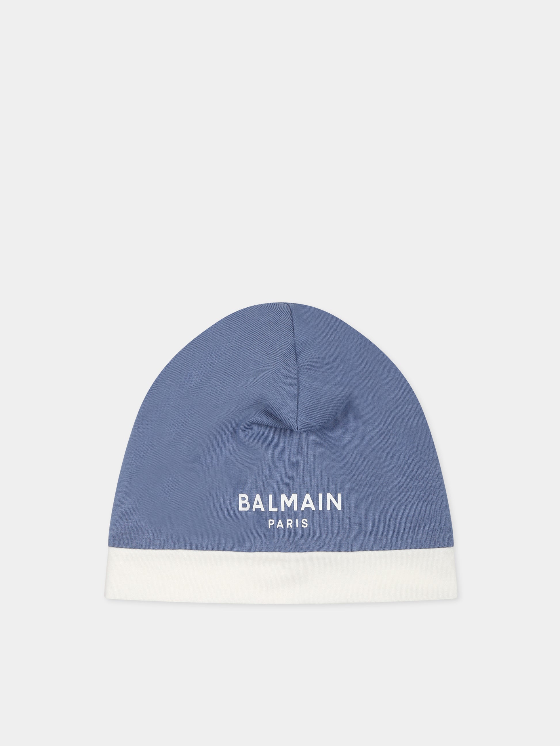 Set blu per neonato con logo,Balmain Kids,BTB540 Z0116 102BL