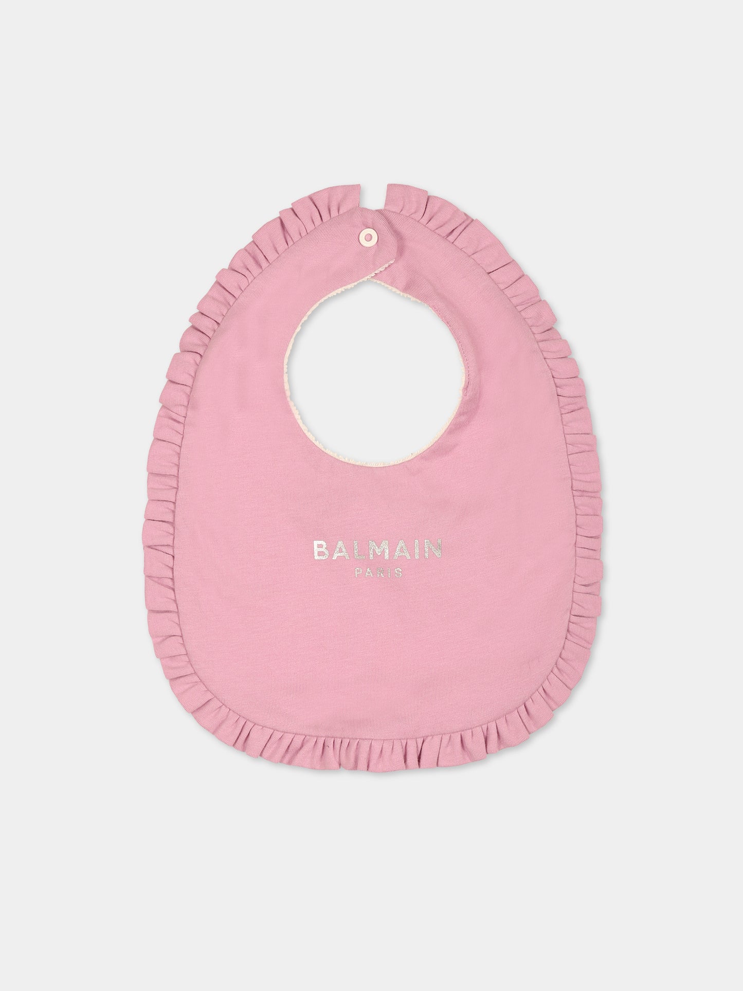 Set viola per neonata con logo,Balmain Kids,BTB000 Z0057 519