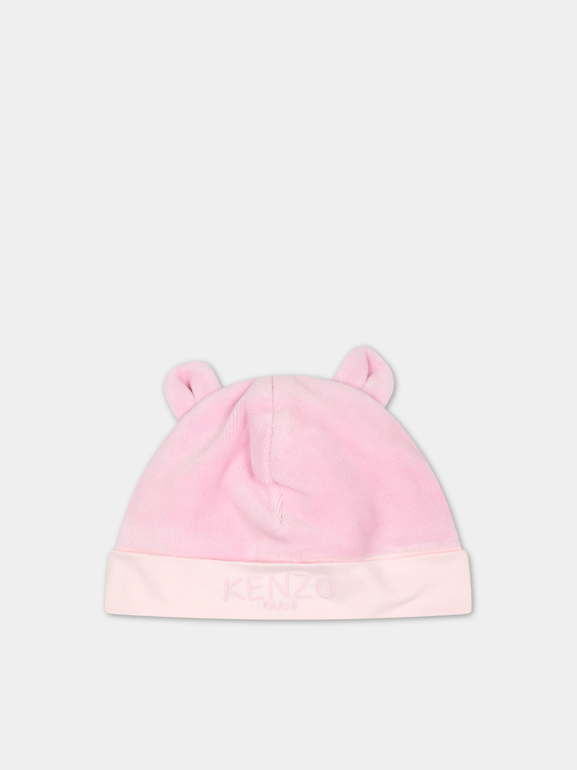 Set rosa per neonata con logo,Kenzo Kids,K98143 456